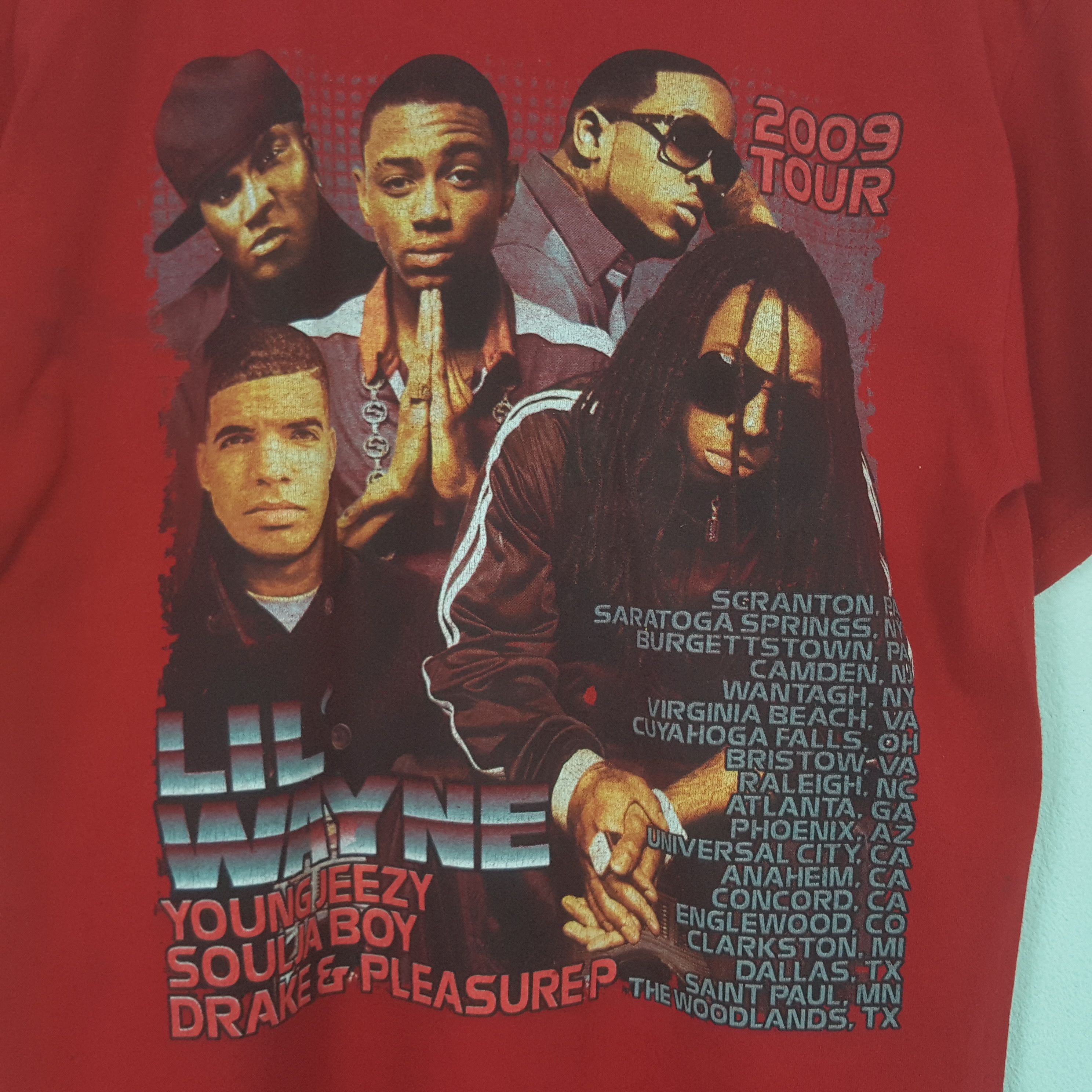 Rap Tees Vintage Y2K Lil Wayne American Rap Tour Tshirt RR24 Size US M / EU 48-50 / 2 - 4 Thumbnail