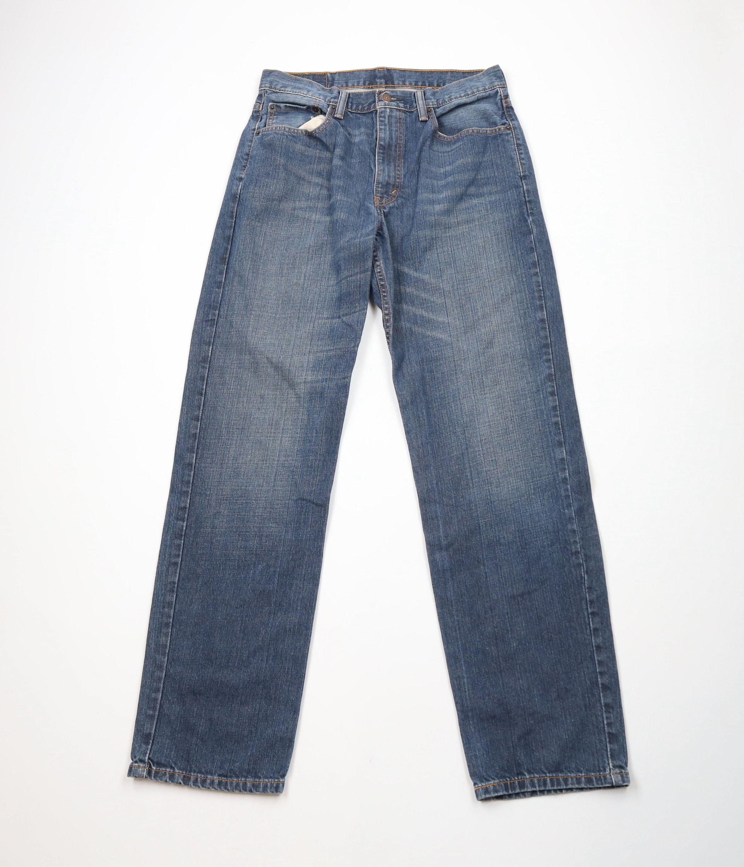 Levi's × Vintage Vintage Y2K Levis 550 Relaxed Fit Denim Jeans Blue Cotton Size US 33 - 1 Thumbnail
