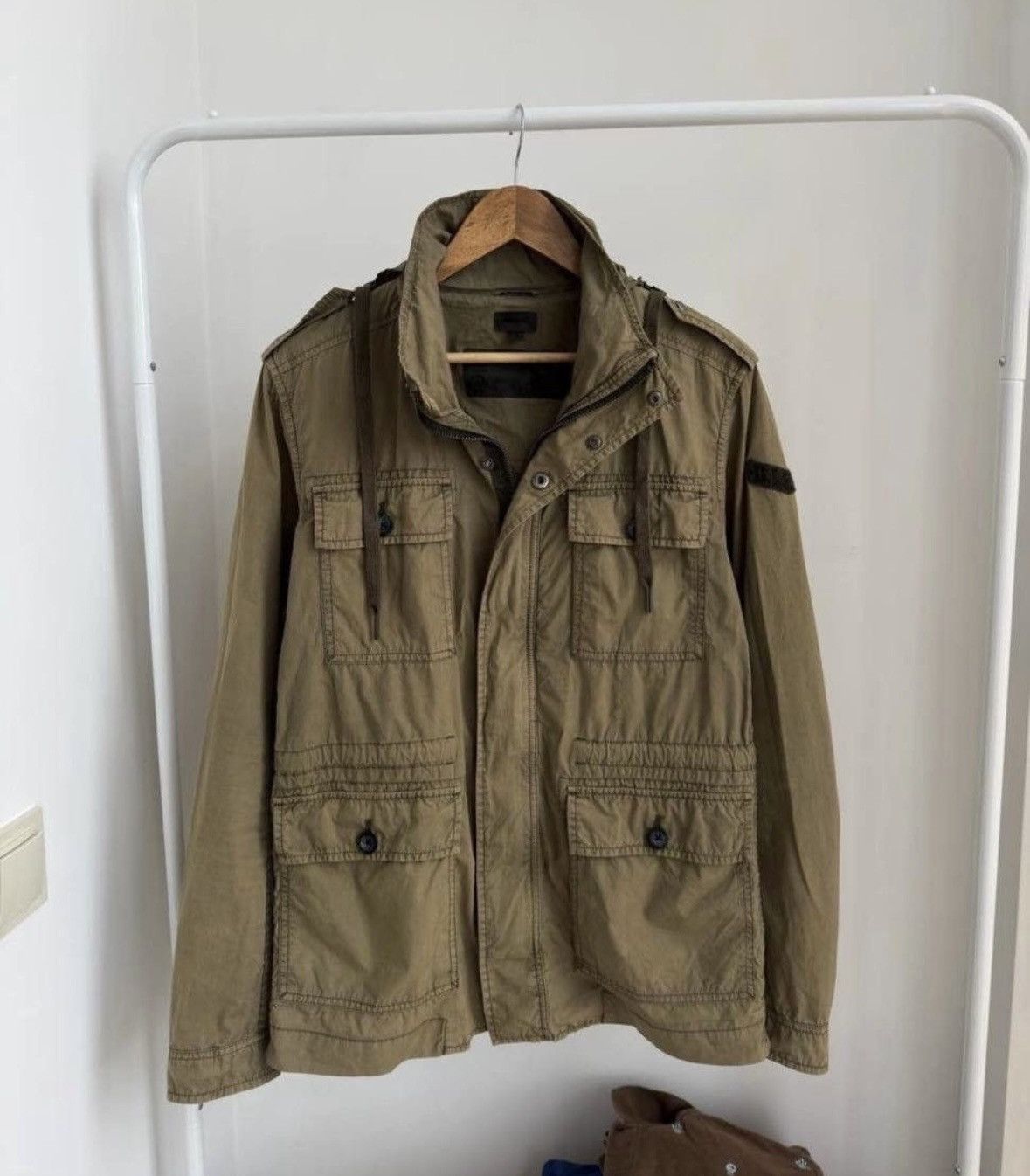 Diesel × Vintage Vintage Diesel 90s Distressed cargo multi pocket jacket Size US M / EU 48-50 / 2 - 1 Thumbnail
