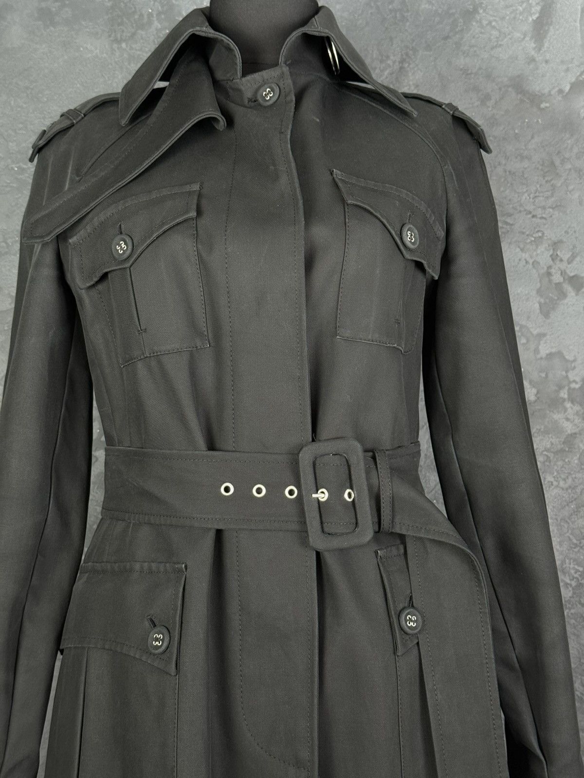 Sportmax SPORTMAX Belted Women’s Trench Coat Italy Designer Size 10 Size L / US 10 / IT 46 - 9 Thumbnail