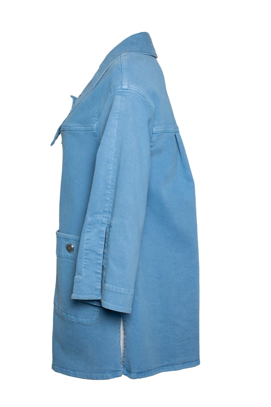 Chanel Chanel, 17S denim coat in blue Size S / US 4 / IT 40 - 5 Thumbnail