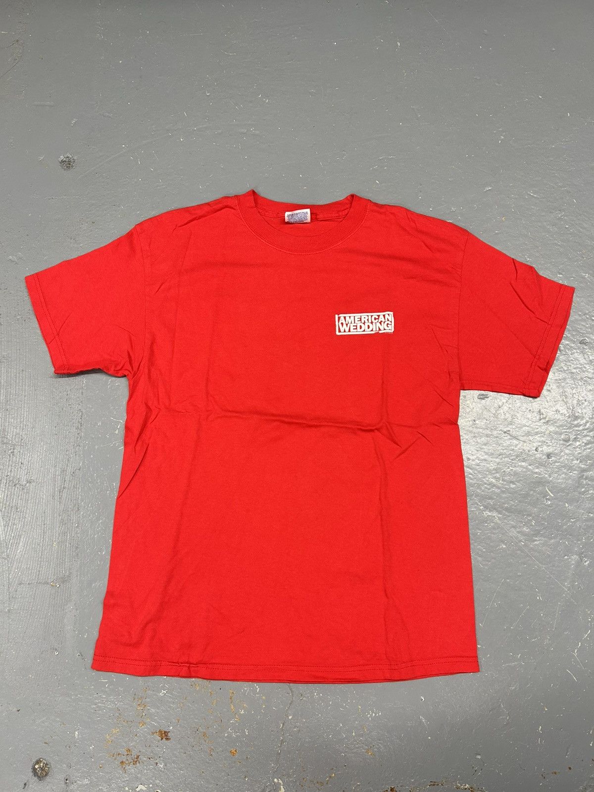 Vintage Y2K Essential American Wedding Red Movie Promo Tee Shirt Size US L / EU 52-54 / 3 - 1 Thumbnail