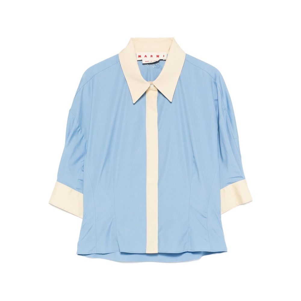 Marni Blue Tops - Shirts, Women's (Size Small)