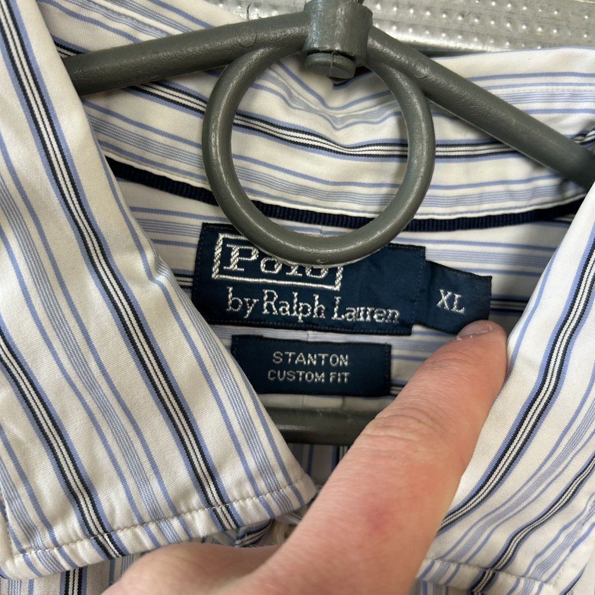 Polo Ralph Lauren Vintage Polo Ralph Lauren Small Pony basic button up shirt Size US XL / EU 56 / 4 - 5 Thumbnail