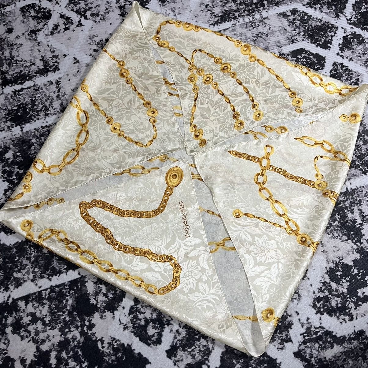 Yves Saint Laurent Yves Saint Laurent Silk scarf Size ONE SIZE - 9 Thumbnail
