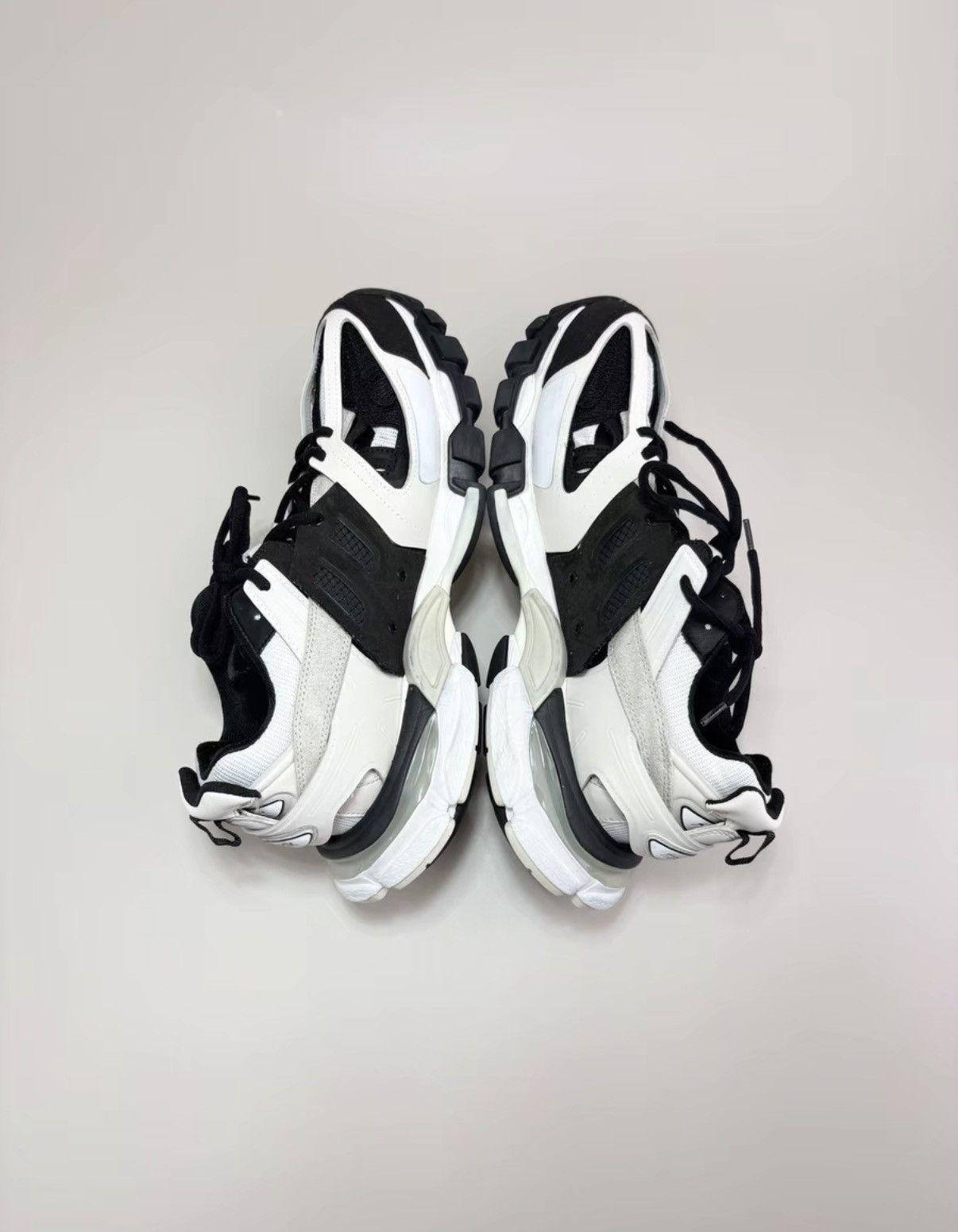 Balenciaga BALENCIAGA TRACK 1.0 Black & White Panda Sneakers K1 Size US 9.5 / EU 42-43 - 3 Thumbnail