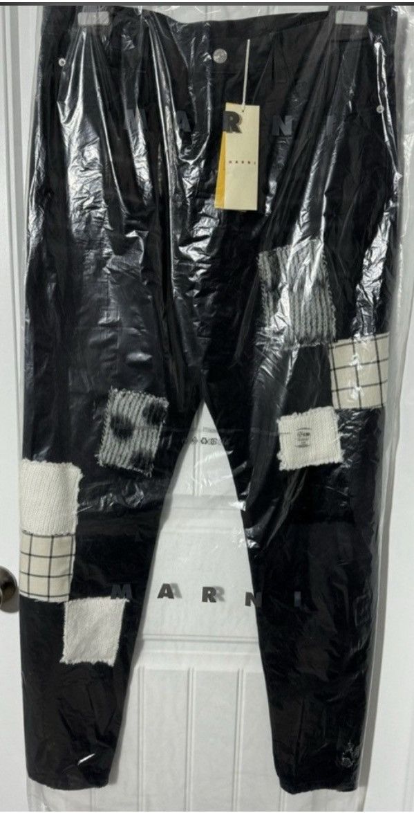 Marni 🔥 Marni Black Patchwork denim jeans sz36 ! Size US 36 / EU 52 - 2 Thumbnail