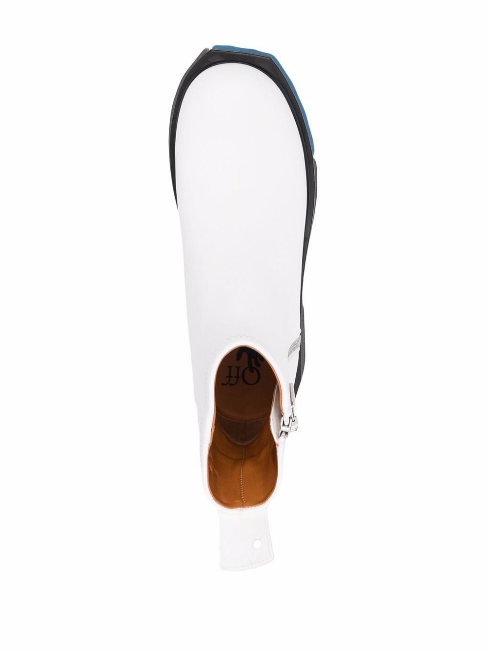 Off-White o1y0225 Ankle Boots in White Size US 5 / EU 37 - 4 Thumbnail