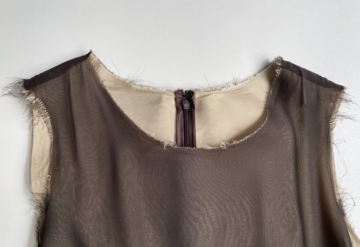 Maison Margiela S/S 03 Raw Edge Lifted Up Skirt Dress Size M / US 6-8 / IT 42-44 - 6 Thumbnail