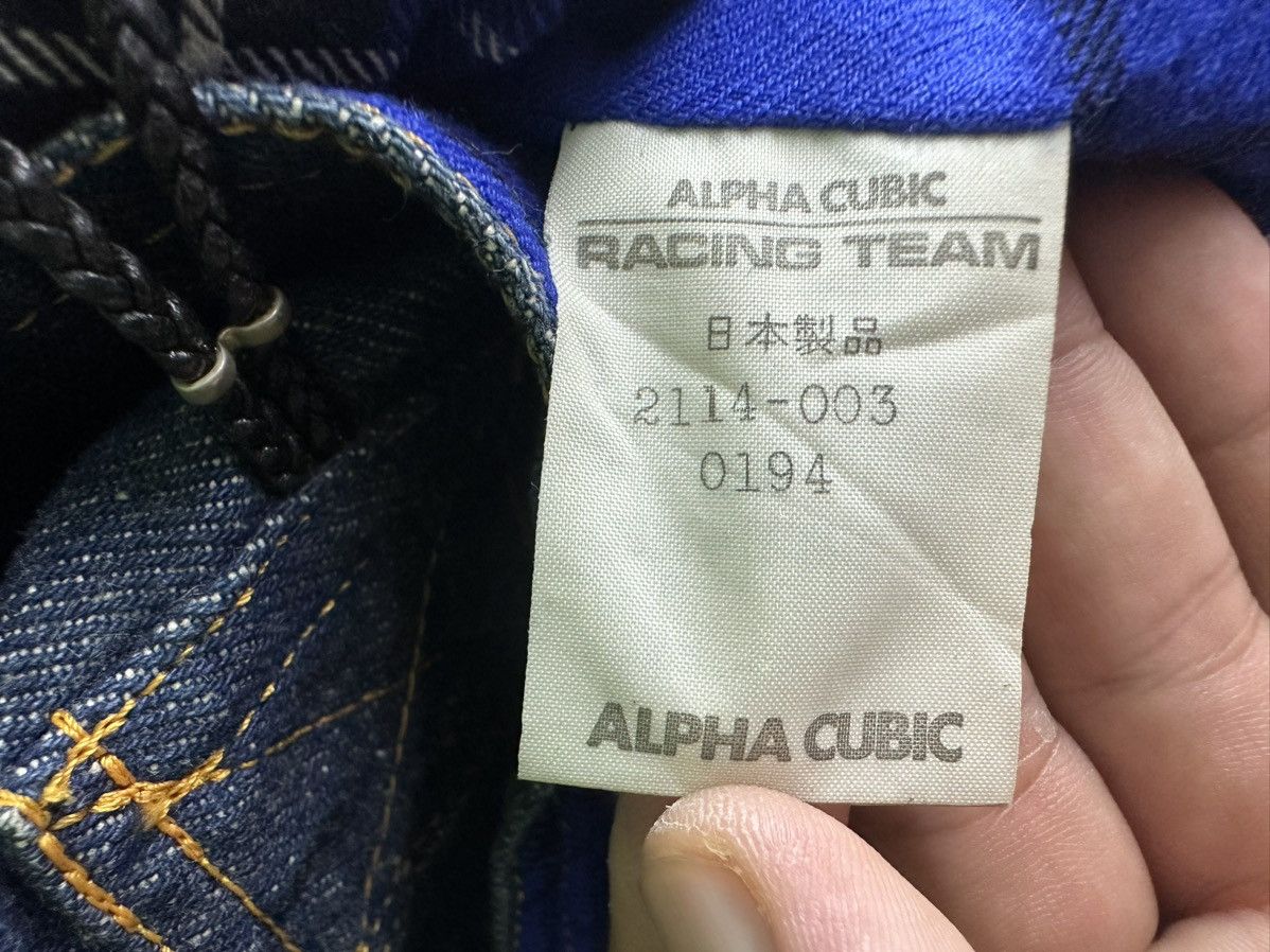 Fox Racing Vintage Alpha Cubic Racing Team Long Denim Jacket Size US XL / EU 56 / 4 - 19 Thumbnail