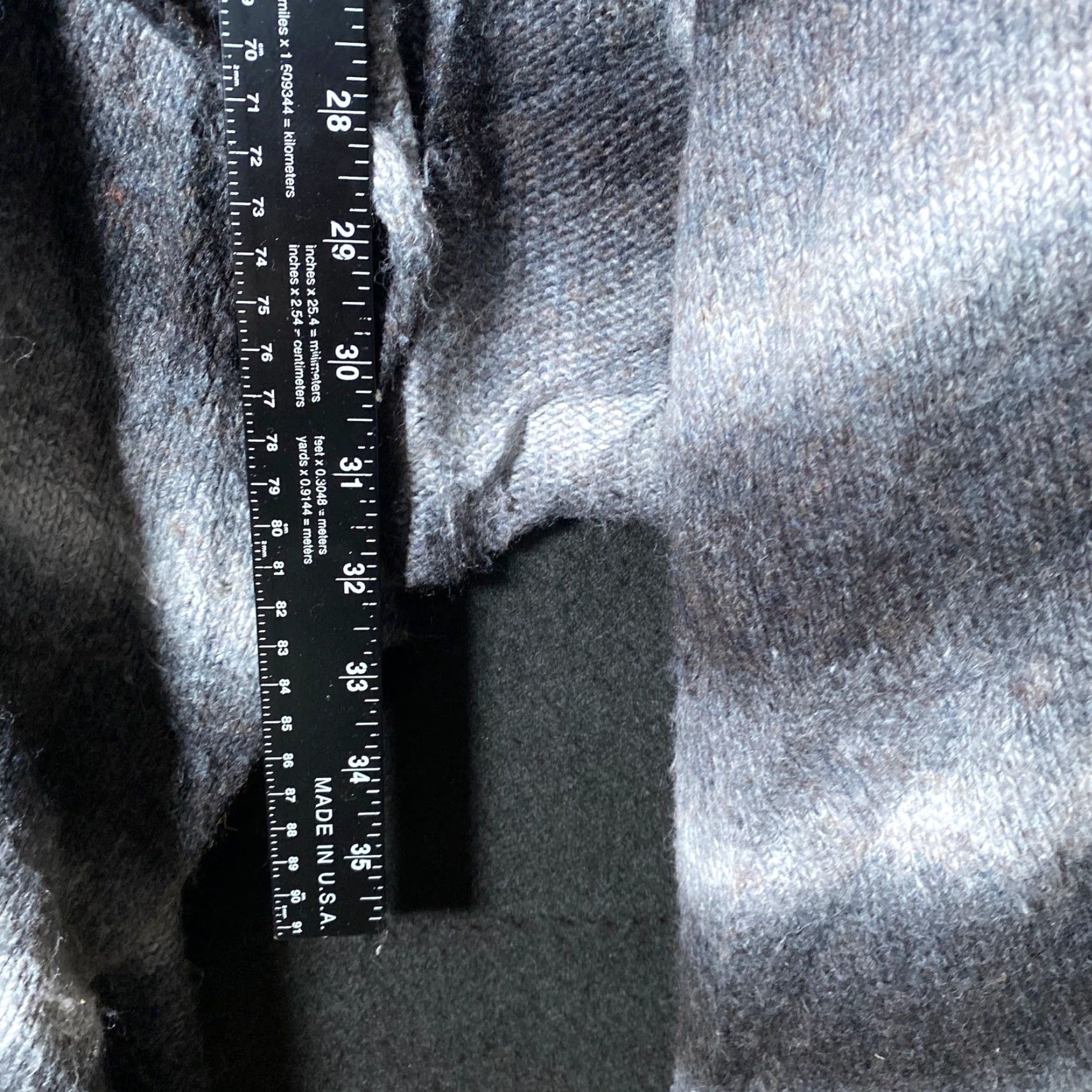 Prana prAna Womens Cardigan Black Gray Striped Open Waterfall Wool Blend L Sweater Knit Casual Workwear Travel Formal Party/Cocktail Wedding Size L / US 10 / IT 46 - 6 Thumbnail