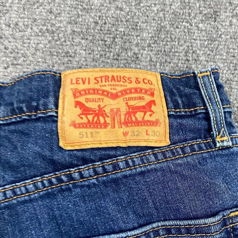 Levi's Levi's Jeans Adults 32x30 Blue Denim 511 Regular Fit Taper Size US 32 / EU 48 - 7 Thumbnail