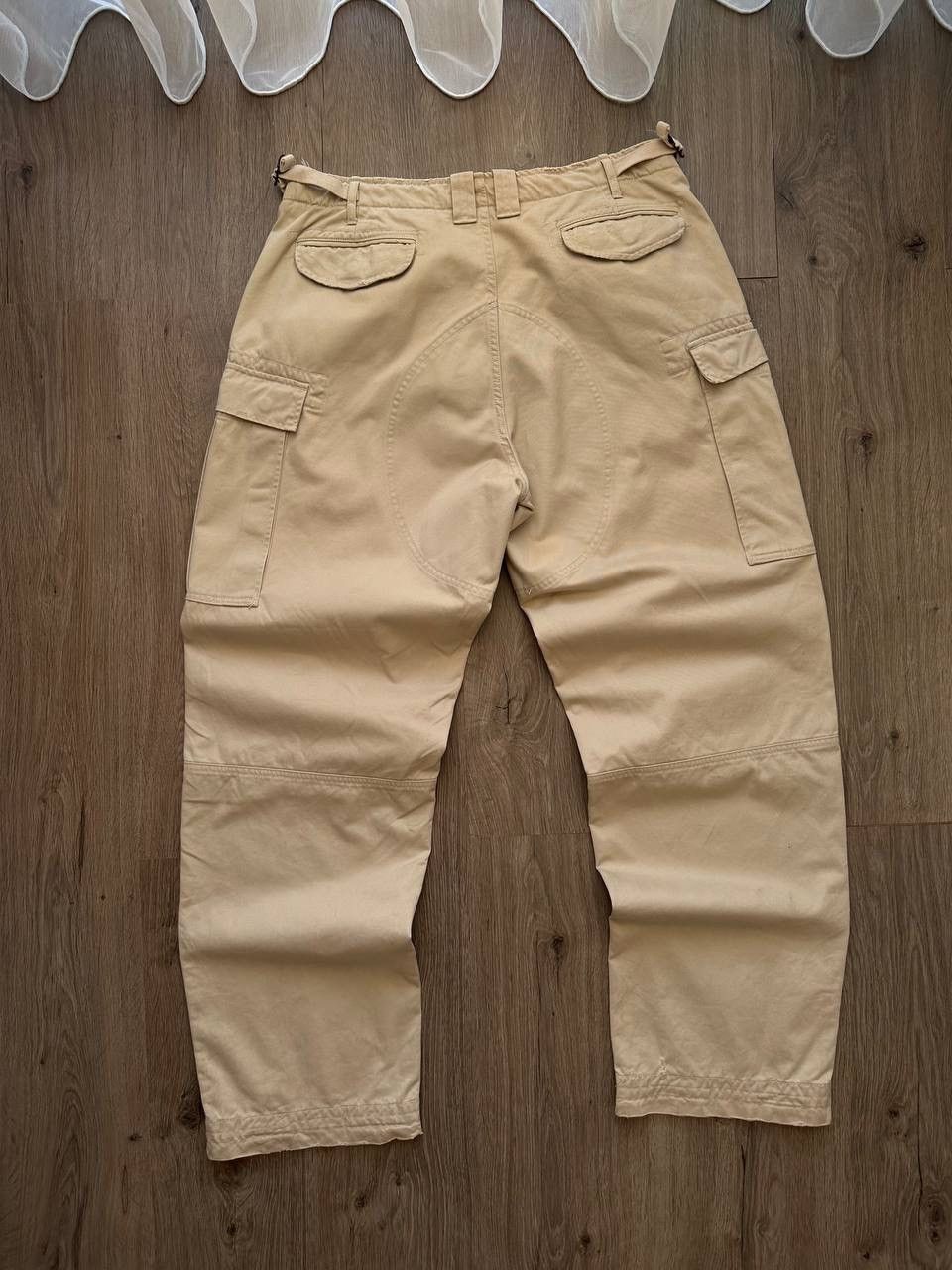 Polo Ralph Lauren × Vintage Vintage Polo Ralph Lauren Cargo Beige Baggy PRL Pants Size US 34 / EU 50 - 16 Thumbnail