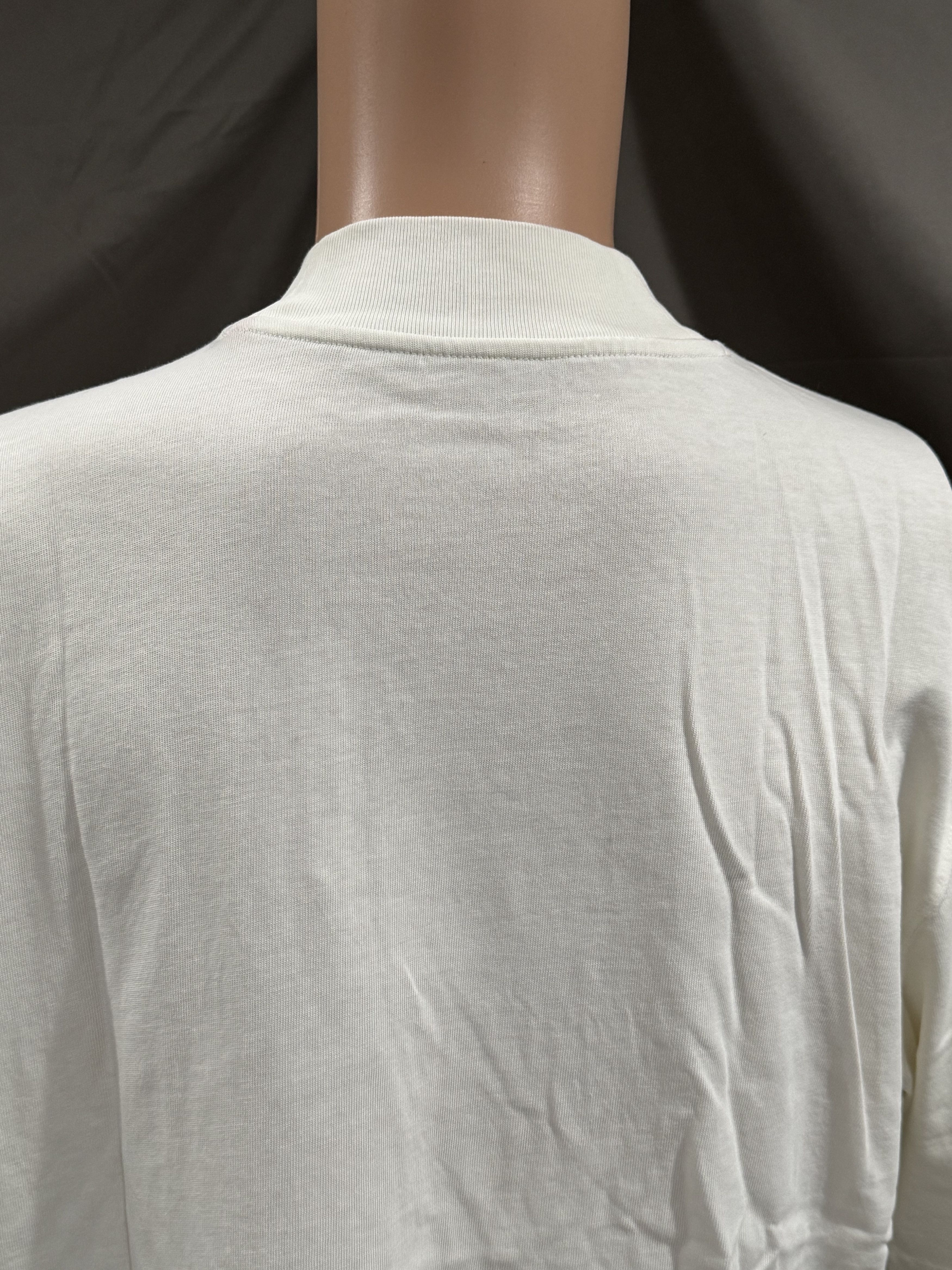 Heron Preston Heron Preston CTNMB Short-Sleeve Turtleneck White/Black Size US M / EU 48-50 / 2 - 8 Thumbnail
