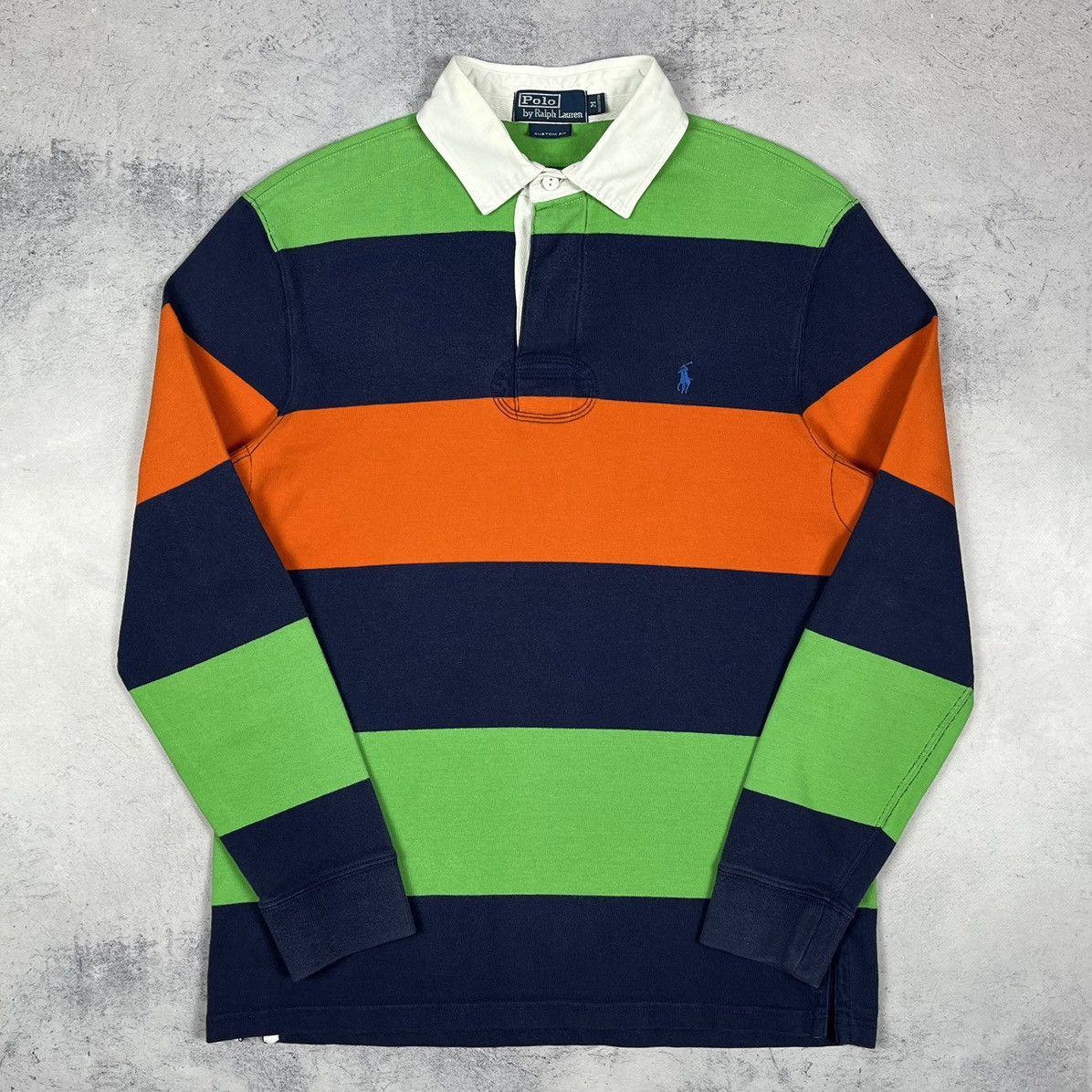 Polo Ralph Lauren Vintage Polo Ralph Lauren rare stripped rugby shirt 90’s Size US M / EU 48-50 / 2 - 4 Thumbnail