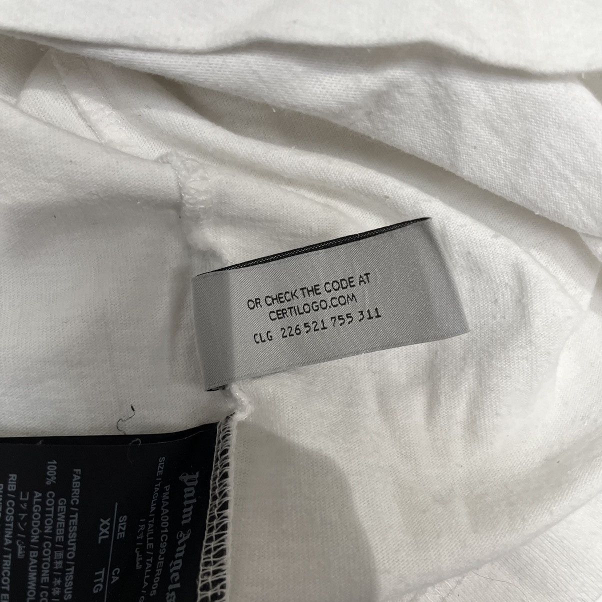 Palm Angels Palm Angels Tee White Size US XXL / EU 58 / 5 - 6 Thumbnail