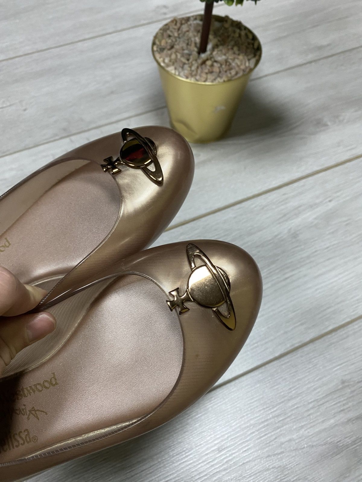 Vivienne Westwood Vivienne Westwood x Melissa ballet flats big gold Orb Size US 6 / IT 36 - 7 Thumbnail