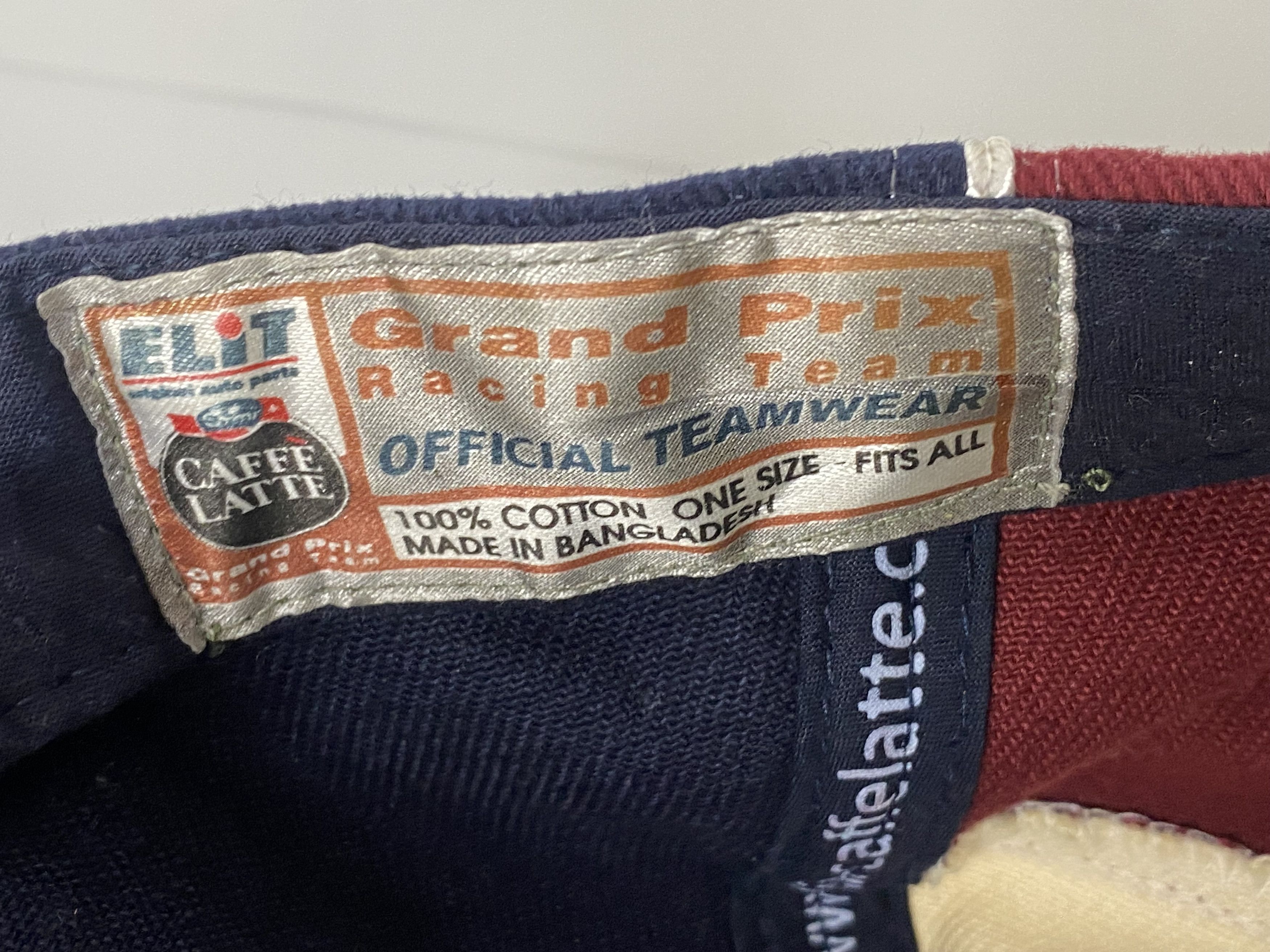 Vintage EMMI CAFFE LATTE GRAND PRIX RACING TEAM HAT CAP ONE SIZE Size ONE SIZE - 5 Thumbnail