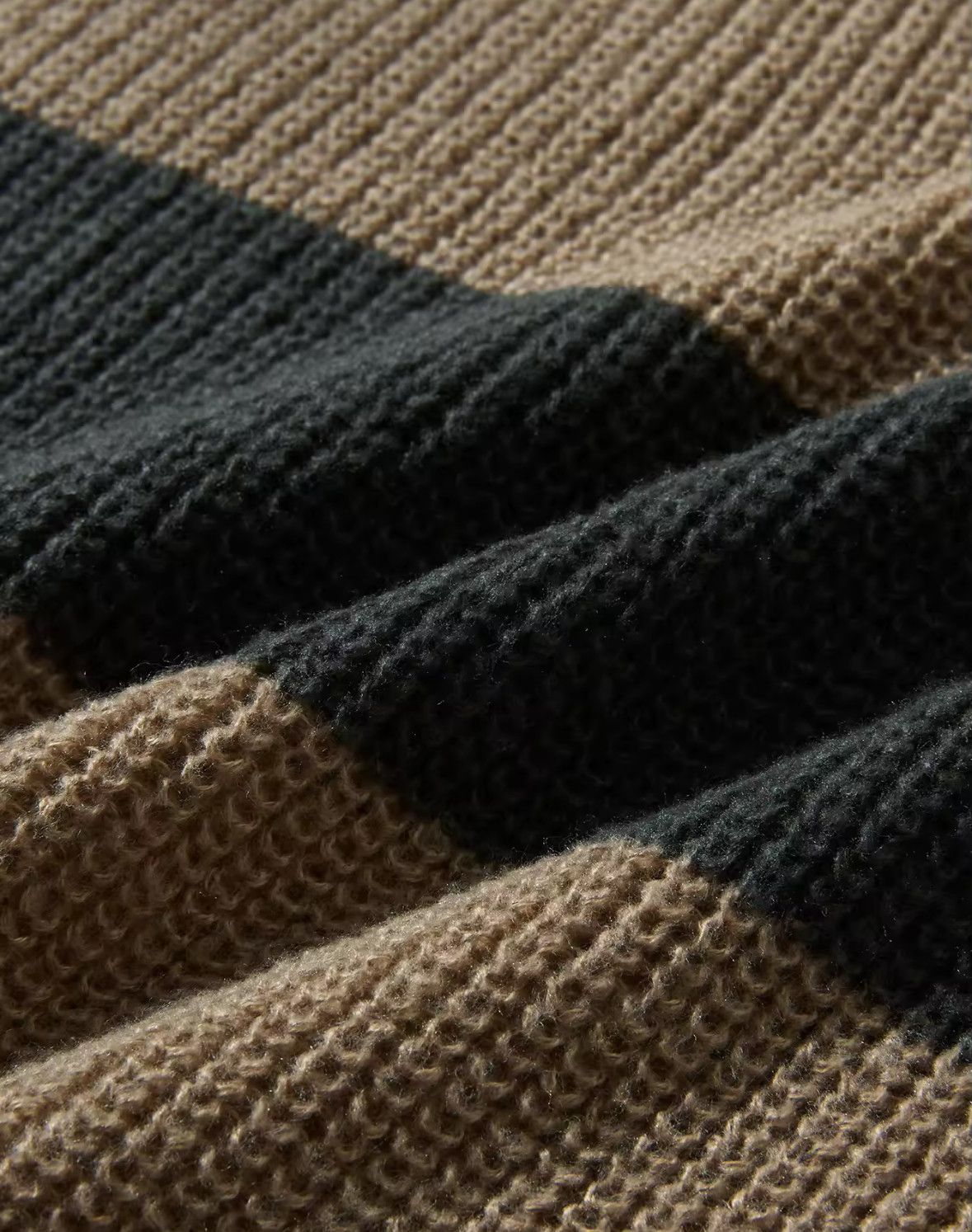 Japanese Brand Versatile Striped Sweater Jacquard Knitted Sweatshirt Size US S / EU 44-46 / 1 - 6 Thumbnail