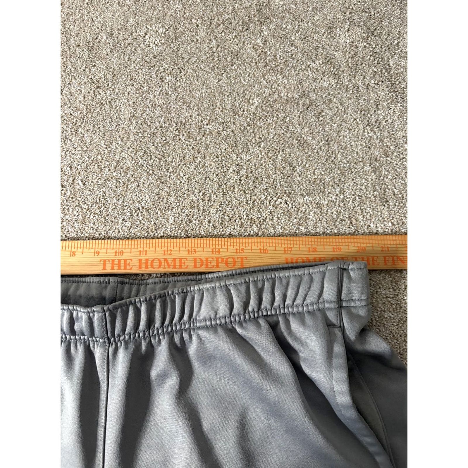 Nautica Nautica Competition Sweatpants Mens 2XL Gray Fleece Elastic Waist Zip Pocket Relaxed Straight Pockets 100% Polyester Winter Mens Size US 39 - 4 Thumbnail