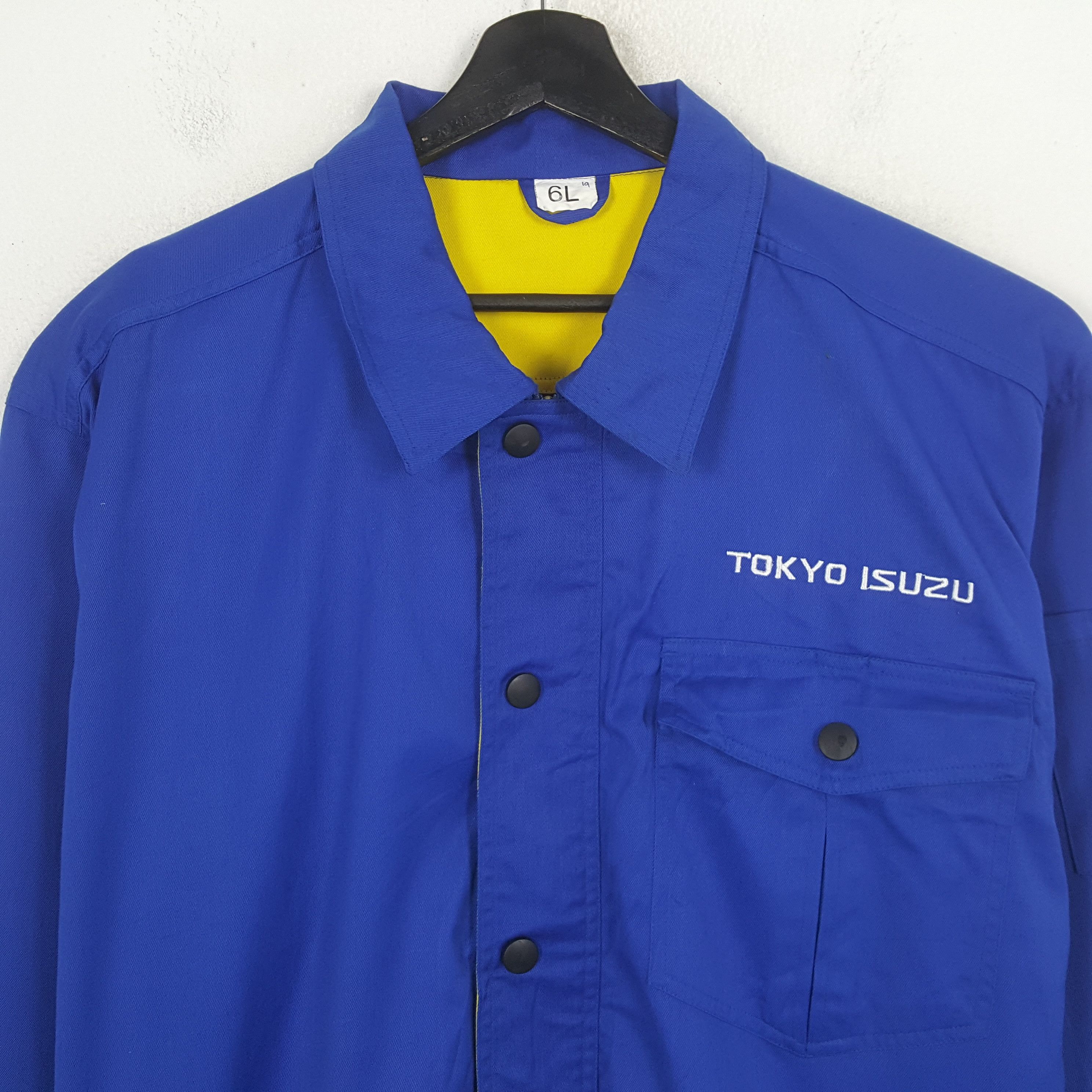 Vintage Isuzu Japanese Brand Workwear Jacket C300N11 Size US L / EU 52-54 / 3 - 4 Thumbnail