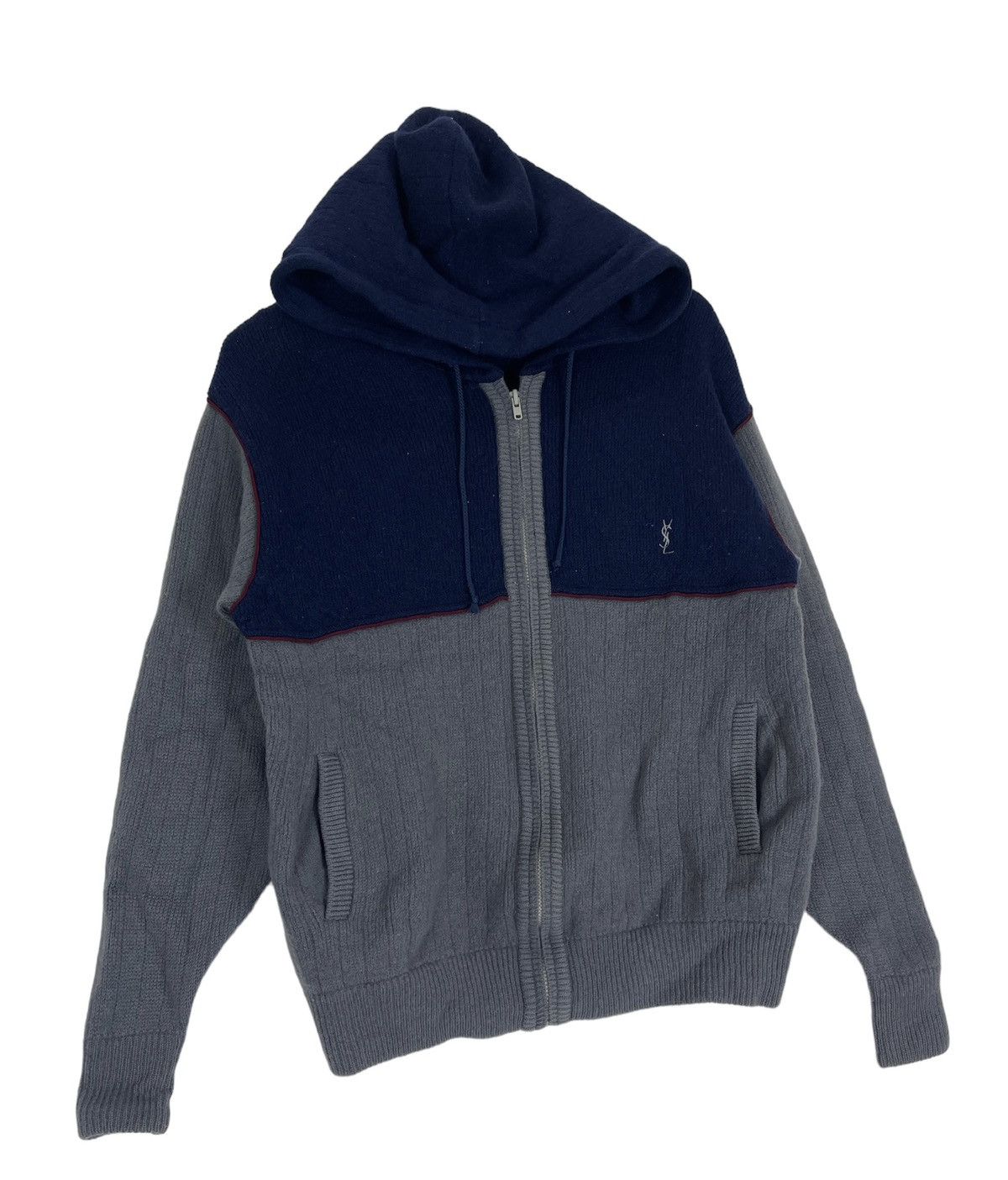 Yves Saint Laurent YVES SAINT LAUREN TRICOT POUR HOMME ZIPPER SWEATSHIRT HOODIE Size US M / EU 48-50 / 2 - 4 Thumbnail