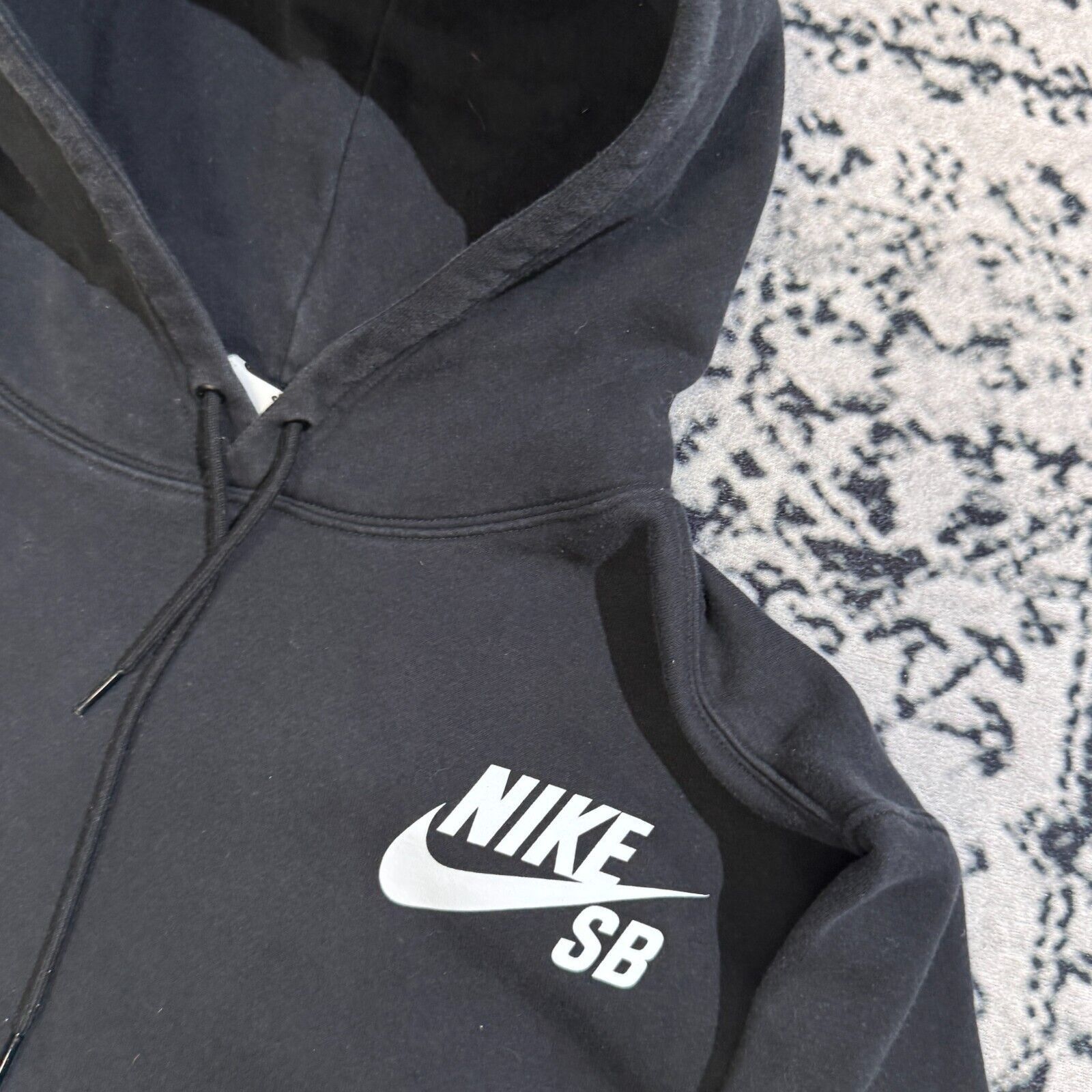 Nike Vintage Nike Unisex Black Cotton Hoodie Size M Y2K Archive Size US M / EU 48-50 / 2 - 4 Thumbnail