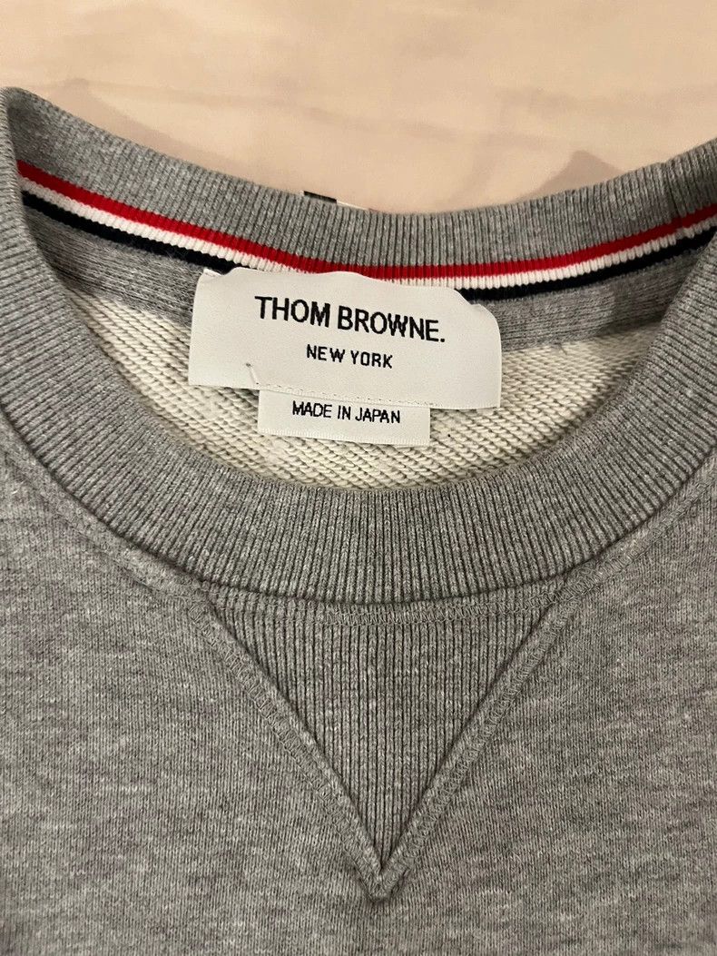 Thom Browne Thom browne Size 0 Gray pullover sweatshirt 2504-Nextarrow Size M / US 6-8 / IT 42-44 - 3 Thumbnail
