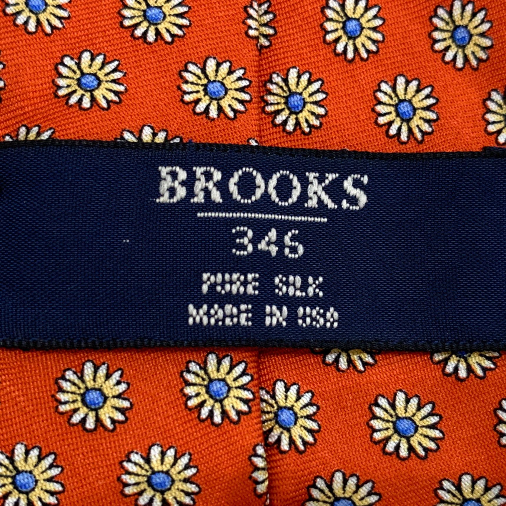 Brooks Brothers Brooks Brothers 346 Necktie Tie Pure Silk Men Tie Orange Necktie Brooks Brothers 346 Silk Pure Tie 346 Necktie Silk Brooks Brothers Size ONE SIZE - 3 Thumbnail