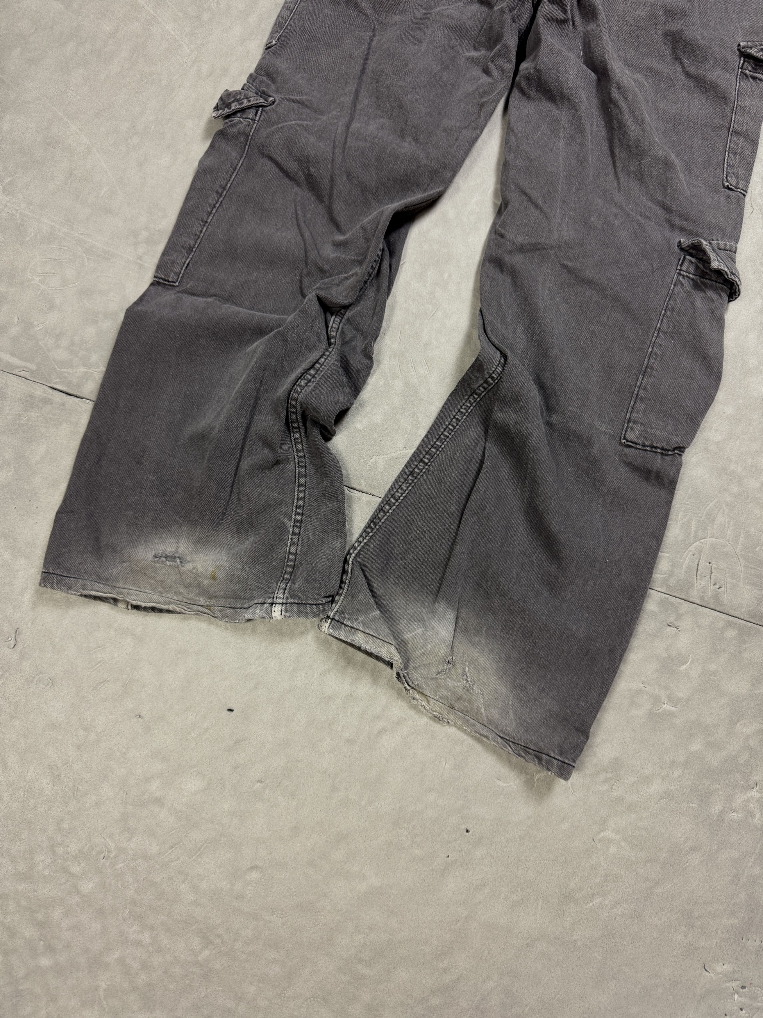 Bershka Bershka oversized distressed cargo denim jeans, retro Y2K Size 25" / US 0 / IT 36 - 10 Thumbnail