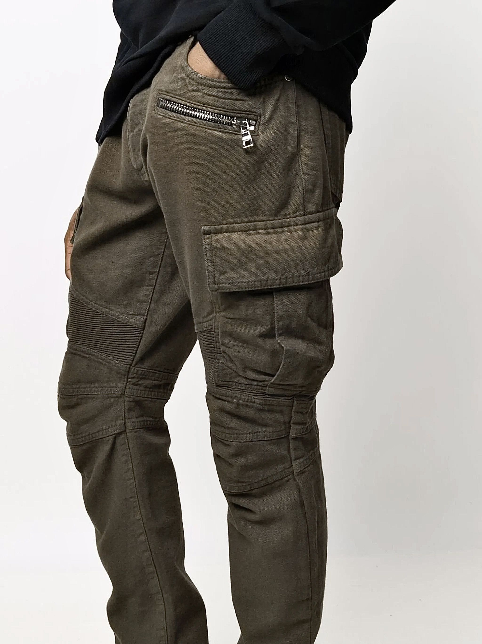 Balmain Skinny-Fit Cargo Trousers Size US 31 - 3 Thumbnail