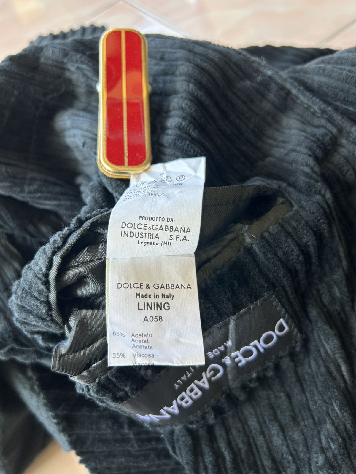 Dolce & Gabbana Dolce & Gabbana Corduroy Blazer Jacket Size US M / EU 48-50 / 2 - 13 Thumbnail