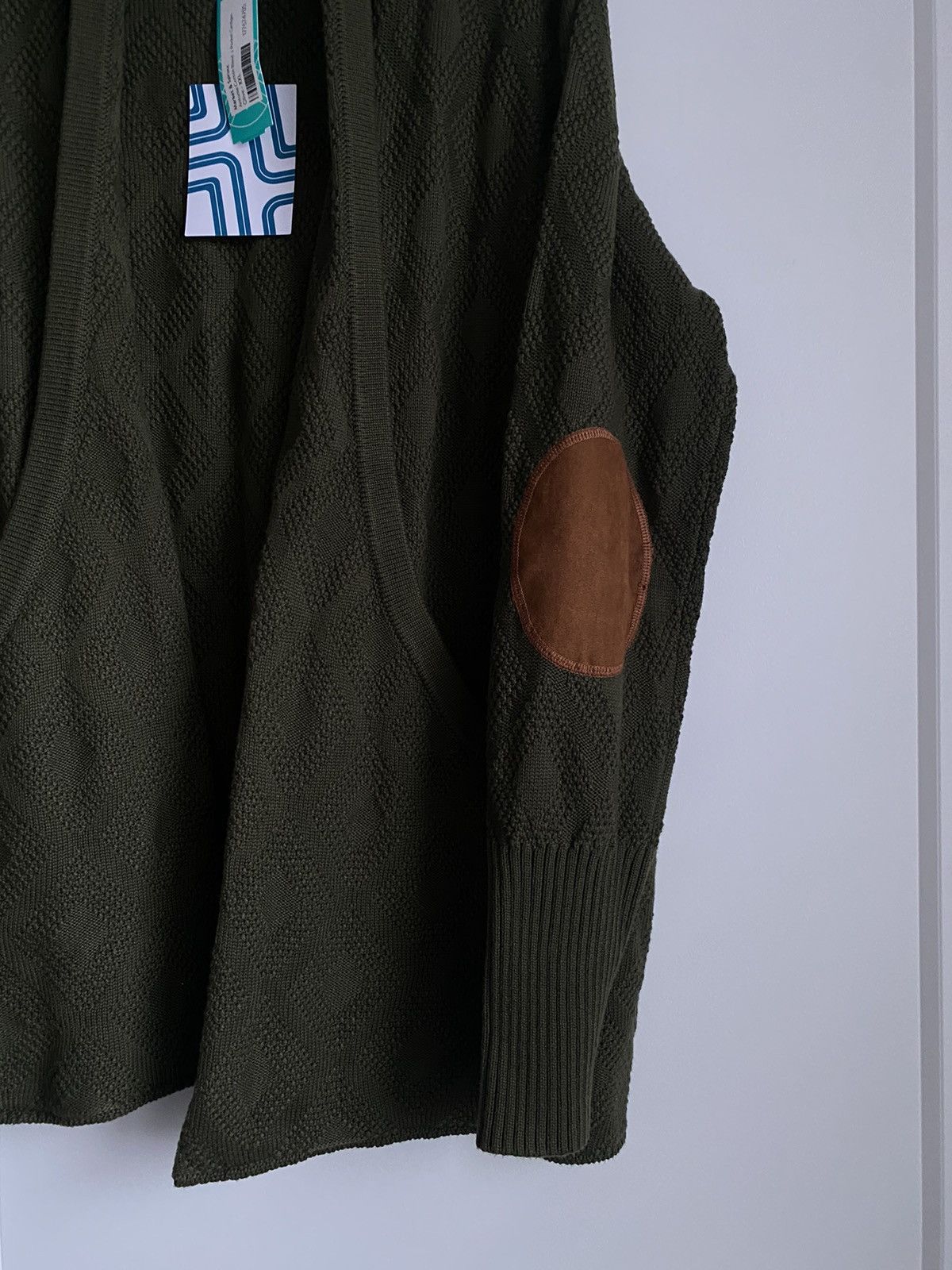 Other Market & Spruce Antoine Cotton J Pocket Cardigan Olive Green Size XXL / US 16-18 / IT 52-54 - 8 Thumbnail