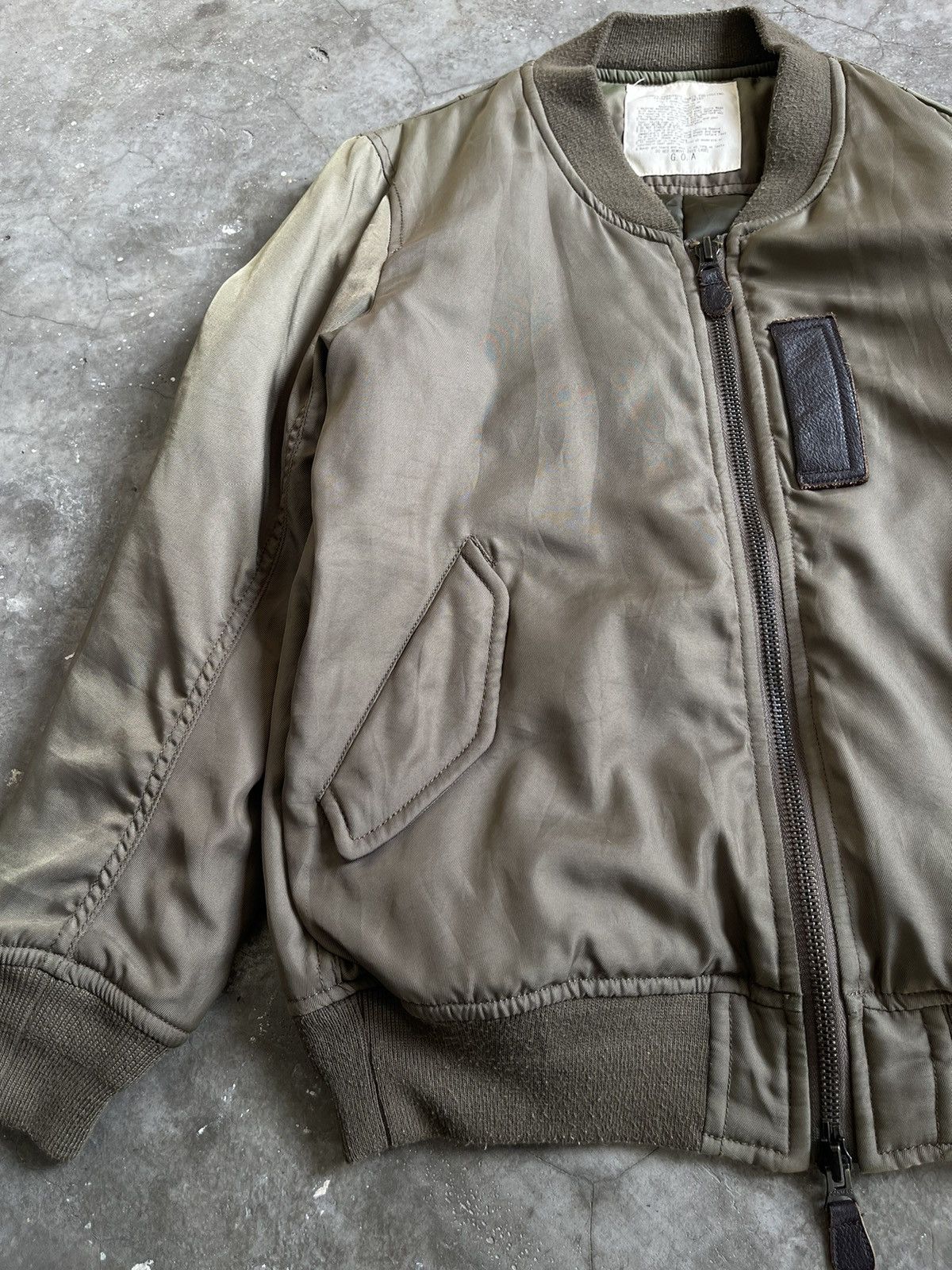GOA GOA Gore Flight Jacket MA-1 Y2K Japanese LGB I6W9 Bomber Size US M / EU 48-50 / 2 - 3 Thumbnail