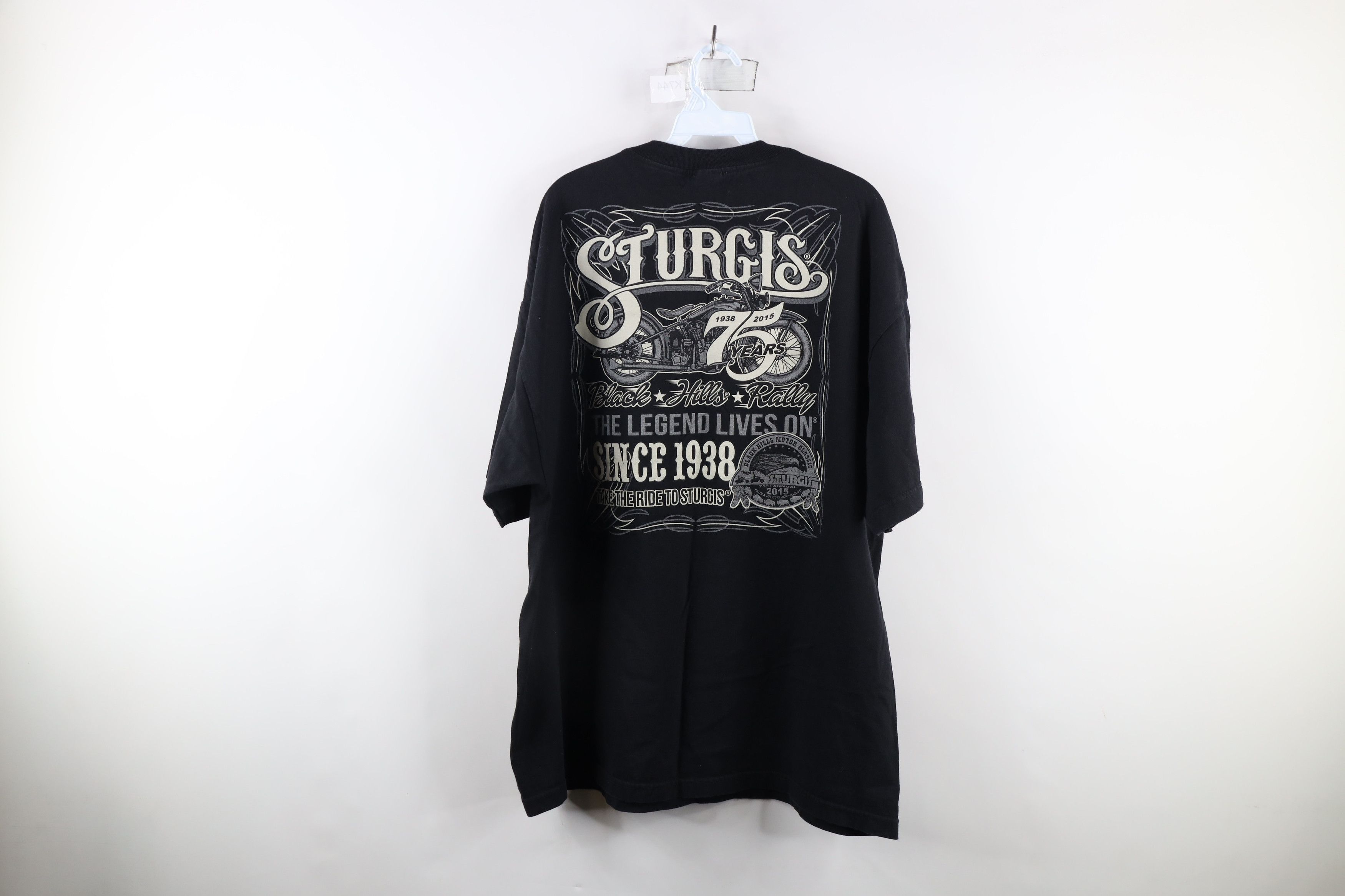 Vintage Vintage Y2K Streetwear Black Hills Rally T-Shirt Black Size US XXL / EU 58 / 5 - 11 Thumbnail