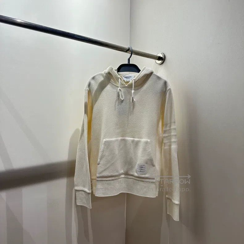 Thom Browne Thom Browne Four-Stripe Hooded Sweatshirt Size US M / EU 48-50 / 2 - 1 Thumbnail