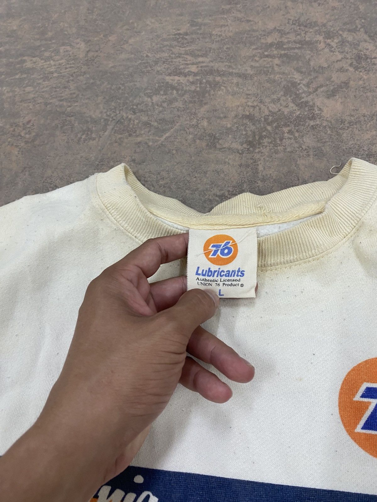 Vintage 1990s -Vintage Union 76 Lubricants Sweater Size US L / EU 52-54 / 3 - 13 Thumbnail