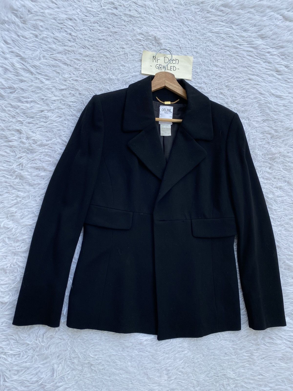 Celine Rare Vintage CELINE Blazer / Women Coat Size M / US 6-8 / IT 42-44 - 3 Thumbnail