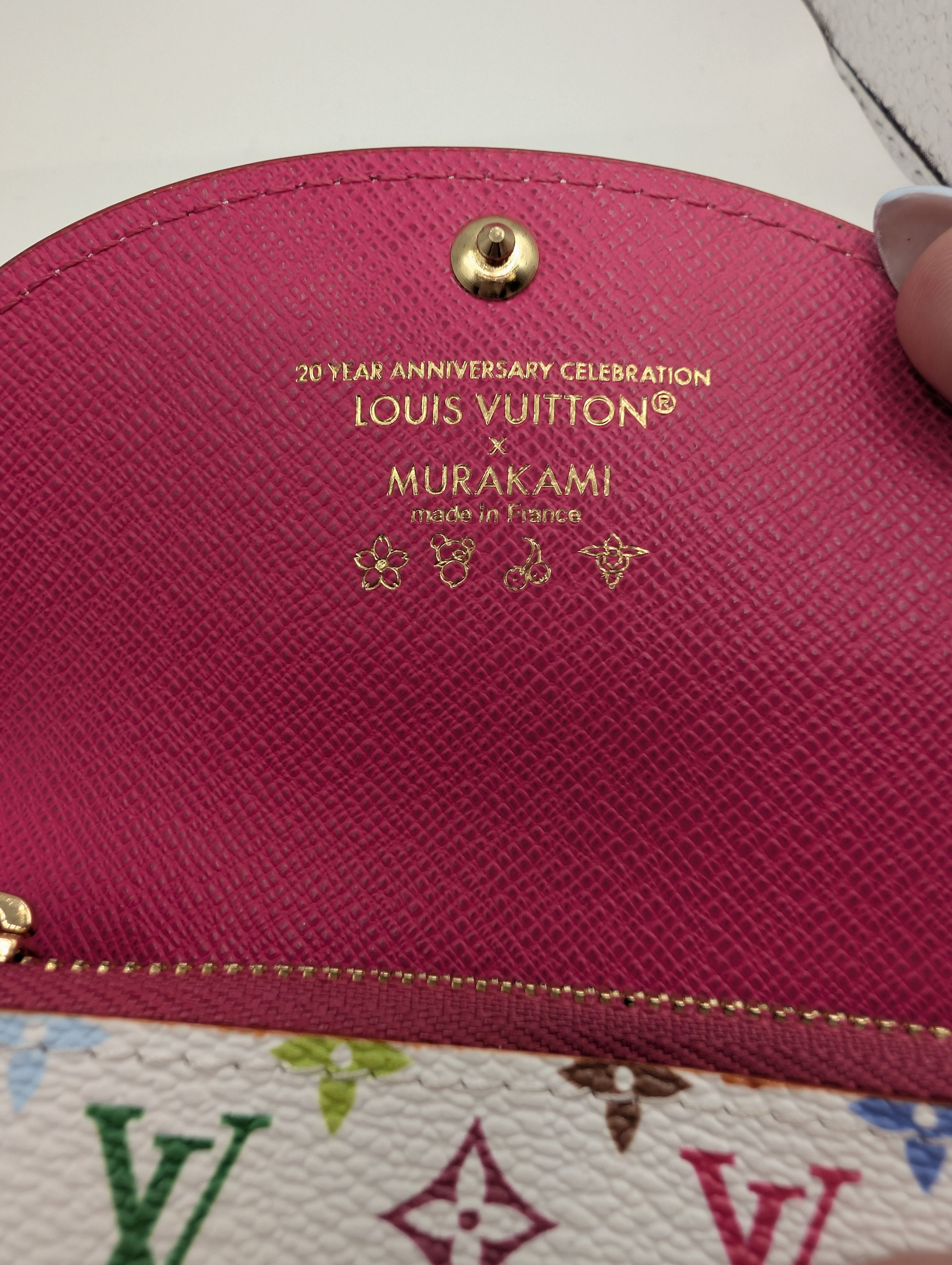 Louis Vuitton × Takashi Murakami LOUIS VUITTON Bolt Monet Rosalie Murakami Coin Purse Size ONE SIZE - 3 Thumbnail