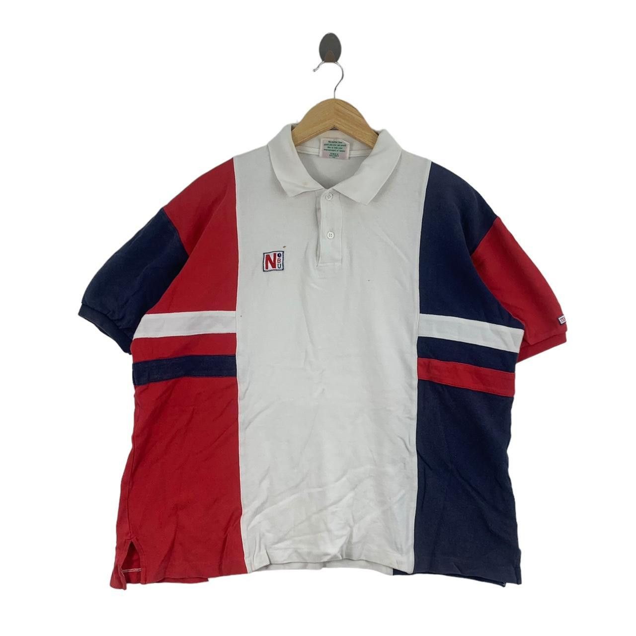 Vintage 80’ NOBU TENNIS GOODS BJ Polo Tee Shirt Top
