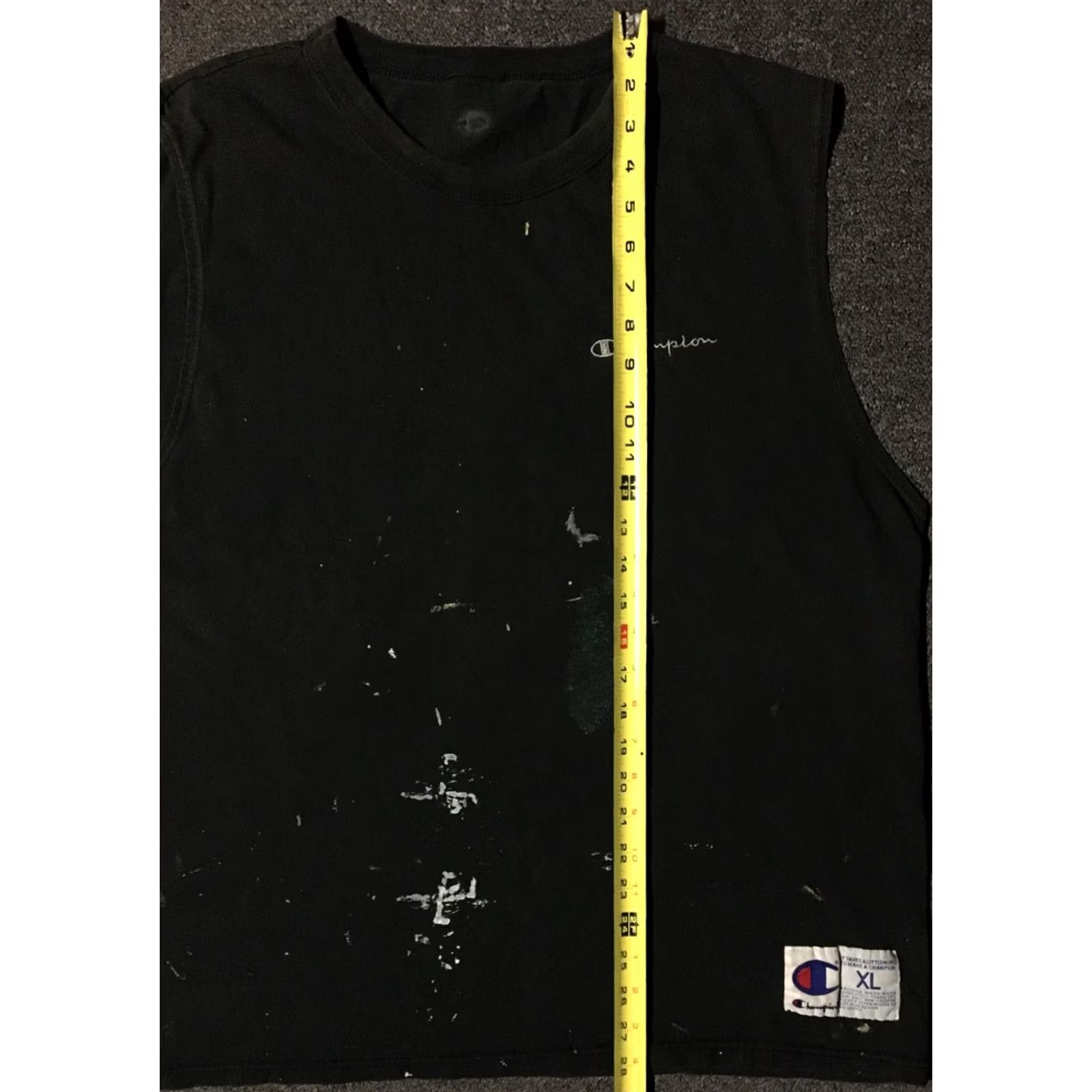 Champion VINTAGE Champion 90s Tank Top XL Grunge Surf Skate Biker PE Gym Black Size US XL / EU 56 / 4 - 8 Thumbnail