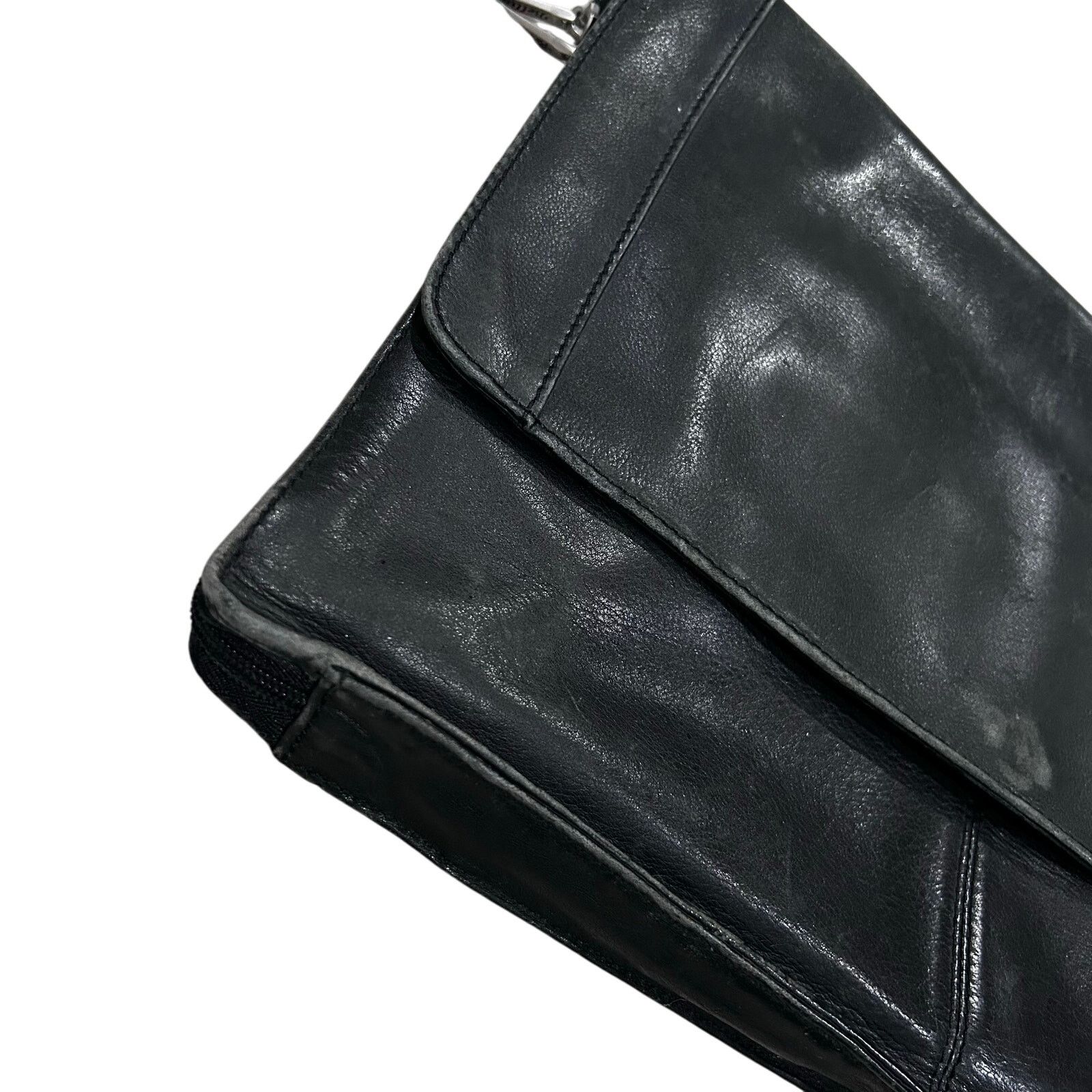 Other Vintage Bellino Black Leather Briefcase Bag Size ONE SIZE - 9 Thumbnail