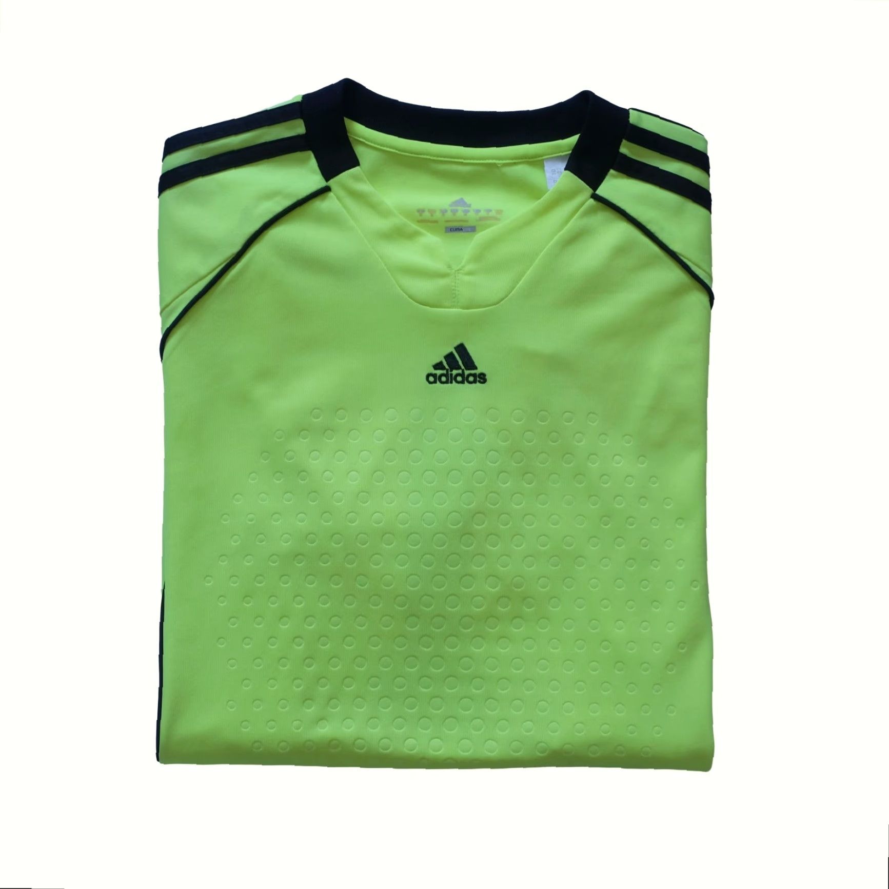 Adidas VINTAGE adidas Soccer Jersey Shirt M Mens Yellow 90s VTG Y2K Retro Activewear Soccer Kit 20" Pit to Pit 28" Length Size US M / EU 48-50 / 2 - 2 Thumbnail