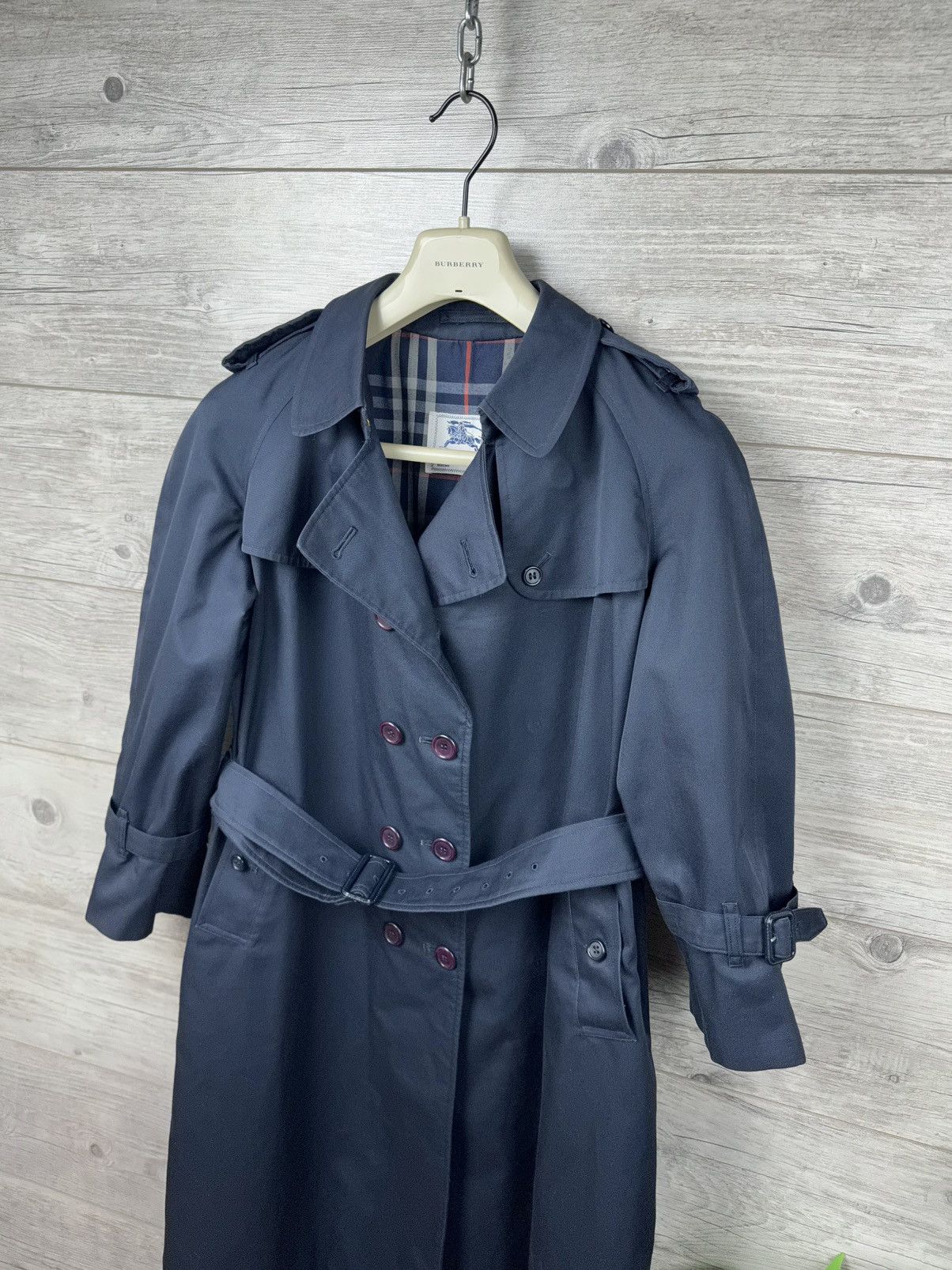 Burberry Burberrys London Trench Coat Vintage Archive Womans Size XS Size XS / US 0-2 / IT 36-38 - 16 Thumbnail