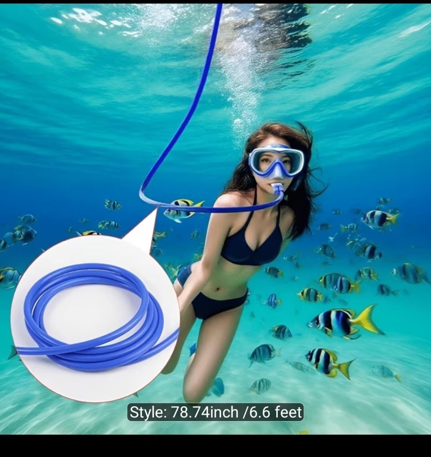 NASCAR Scuba Diving Snorkel Equipment Dive Without Tanks Size ONE SIZE - 5 Thumbnail