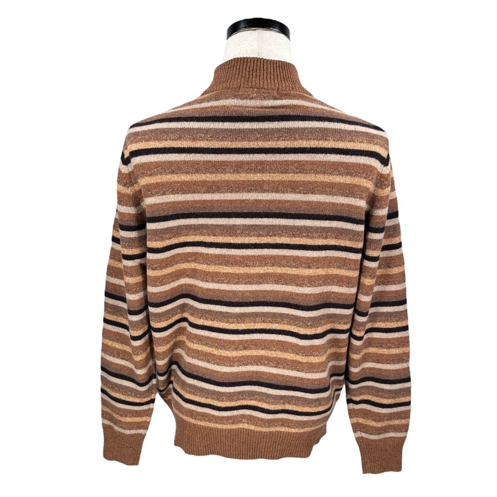 Other JW Anderson Uniqlo Sweater Men M Brown Striped Long Sleeve Size US M / EU 48-50 / 2 - 5 Thumbnail