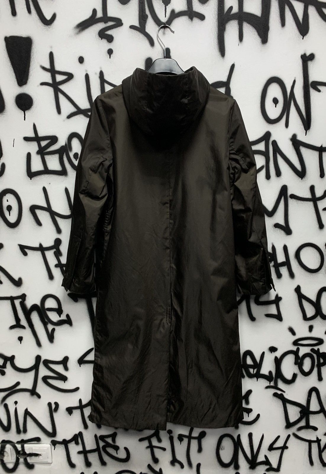 Prada RARE Prada Black Tag Long Nylon Hooded Jacket Parka Coat Size M / US 6-8 / IT 42-44 - 4 Thumbnail