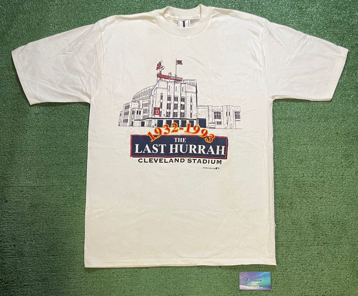 MLB Vintage 1990s The Last Hurrah Cleveland stadium MLB tee Size US L / EU 52-54 / 3 - 1 Thumbnail
