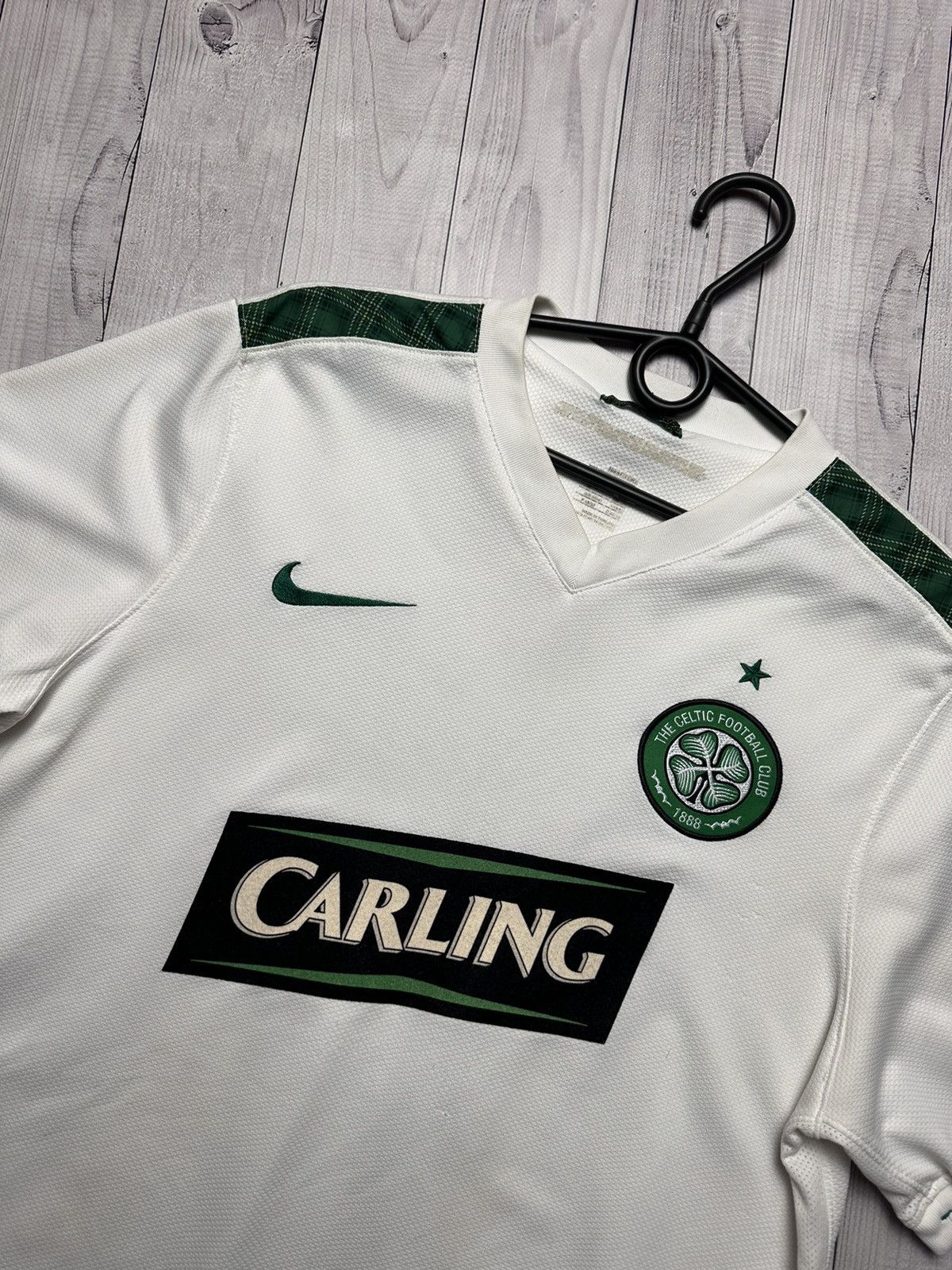Nike × Vintage Vintage Nike Celtic soccer jersey striped size M Size US M / EU 48-50 / 2 - 2 Thumbnail