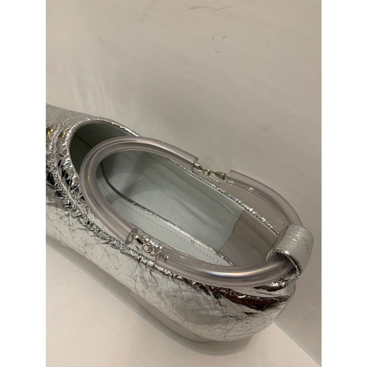 Jil Sander JIL SANDER METALLIC LEATHER BALLET FLATS SHOES Size US 8 / IT 38 - 12 Thumbnail